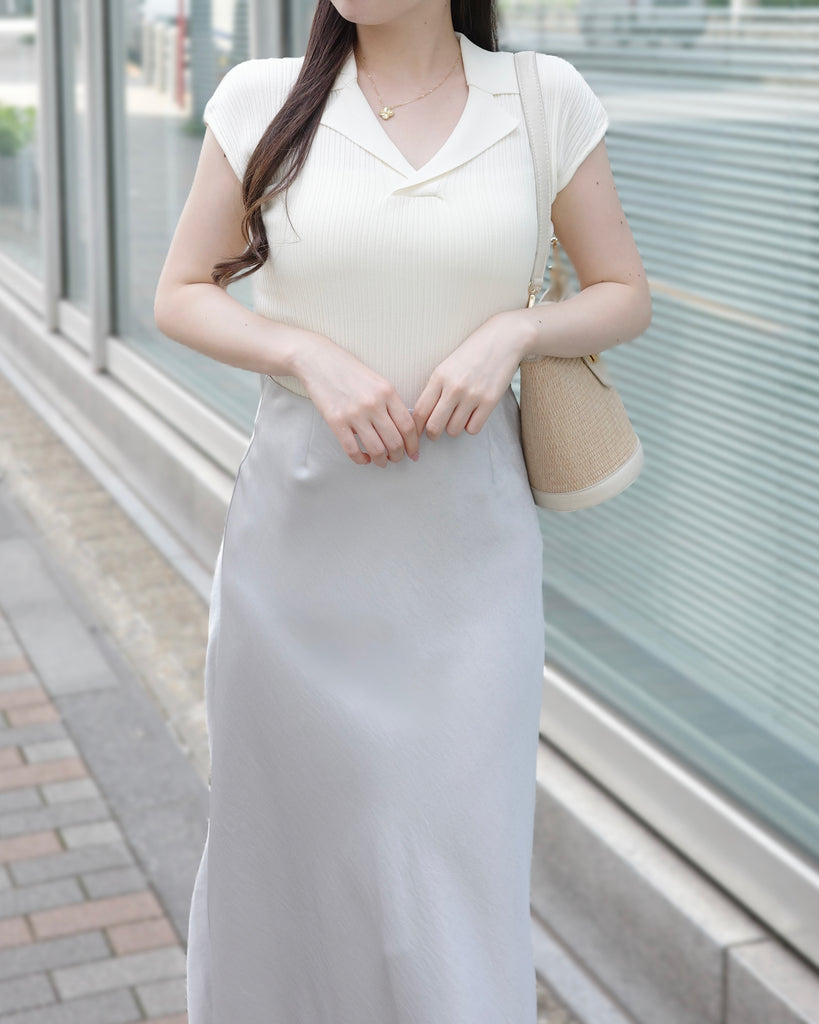 サテンロングスカート – Maison de Lyla