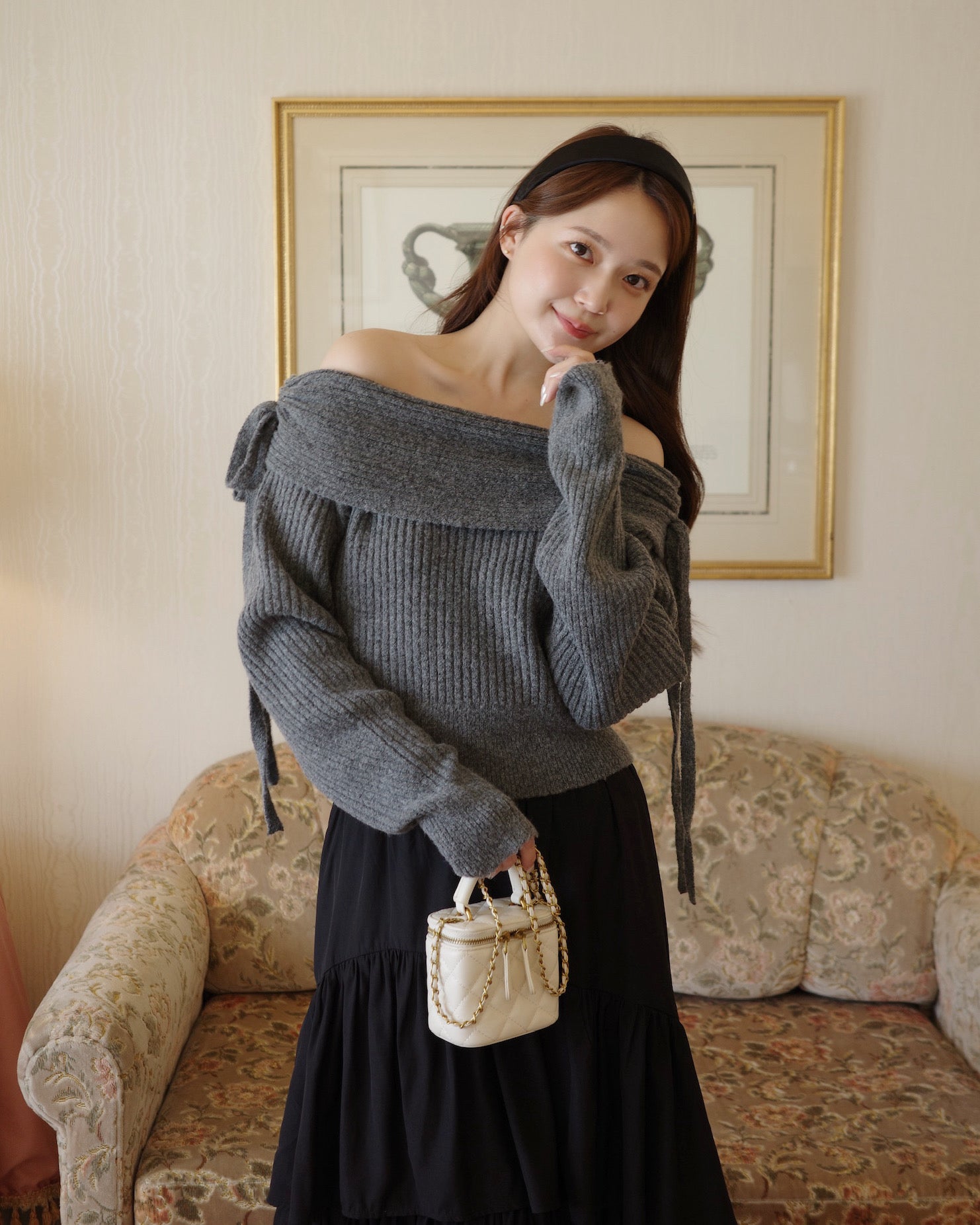 オフショルニットセットアップ – Maison de Lyla