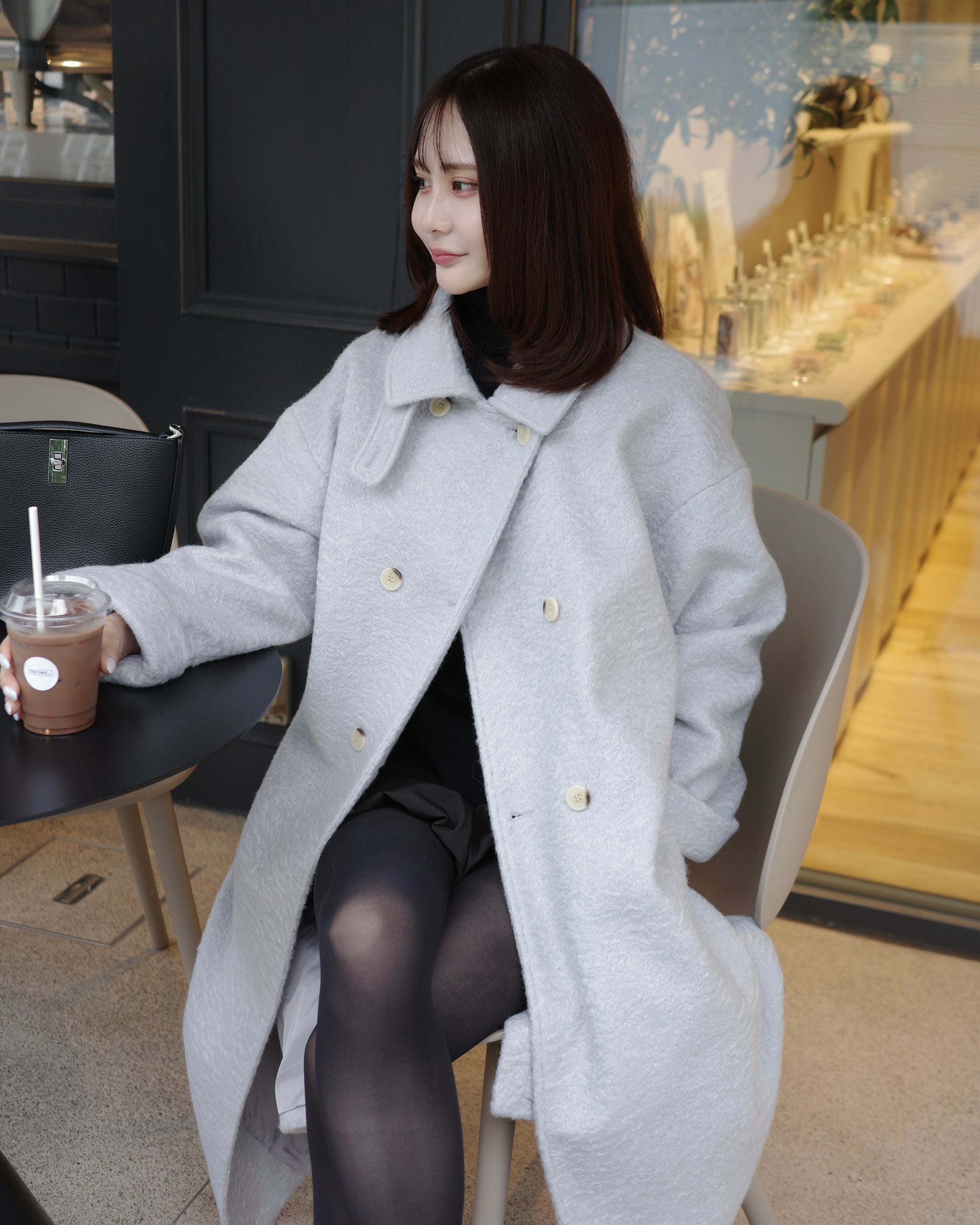 ダブルボタンロングコート – Maison de Lyla