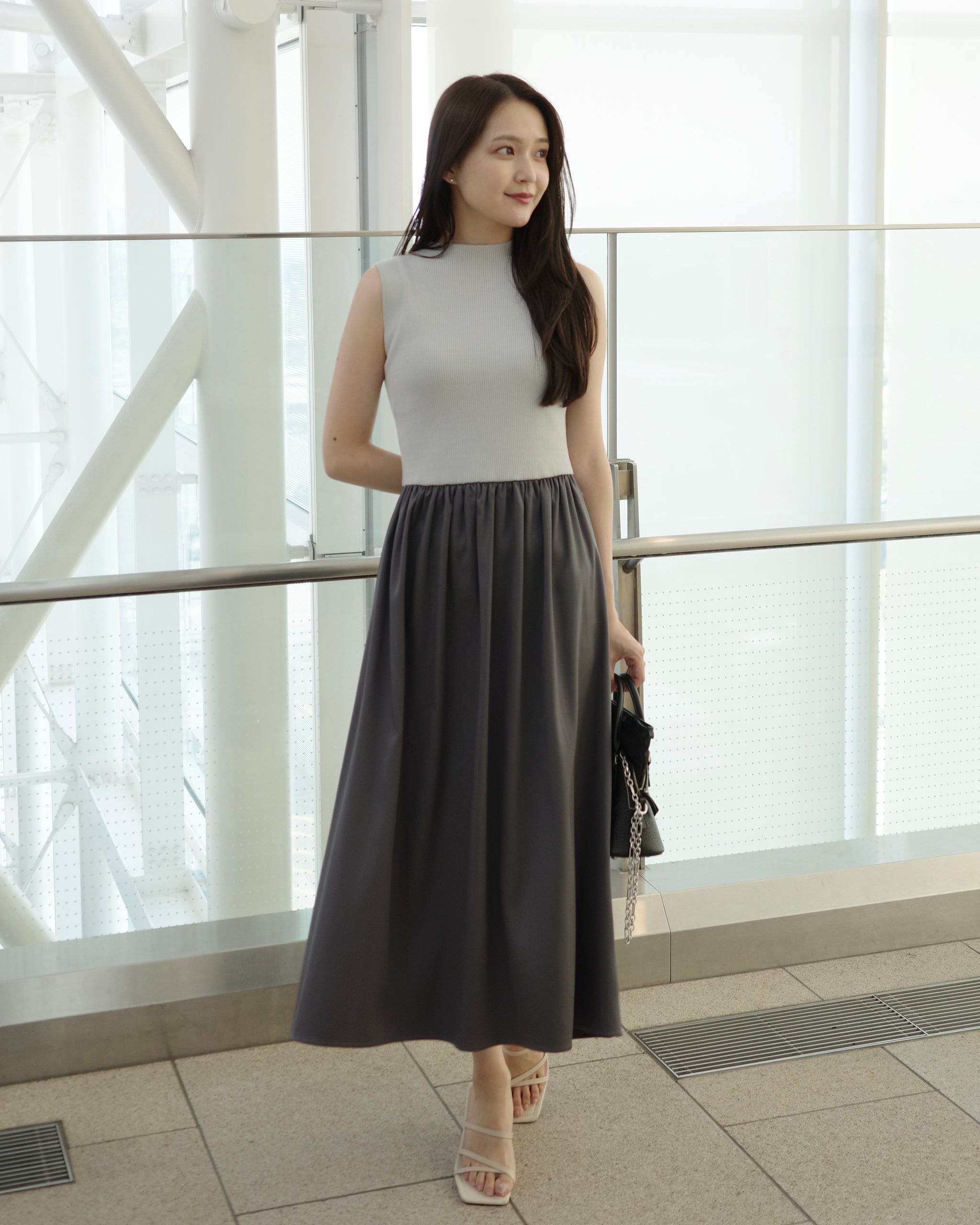 リブニットコンビワンピース – Maison de Lyla