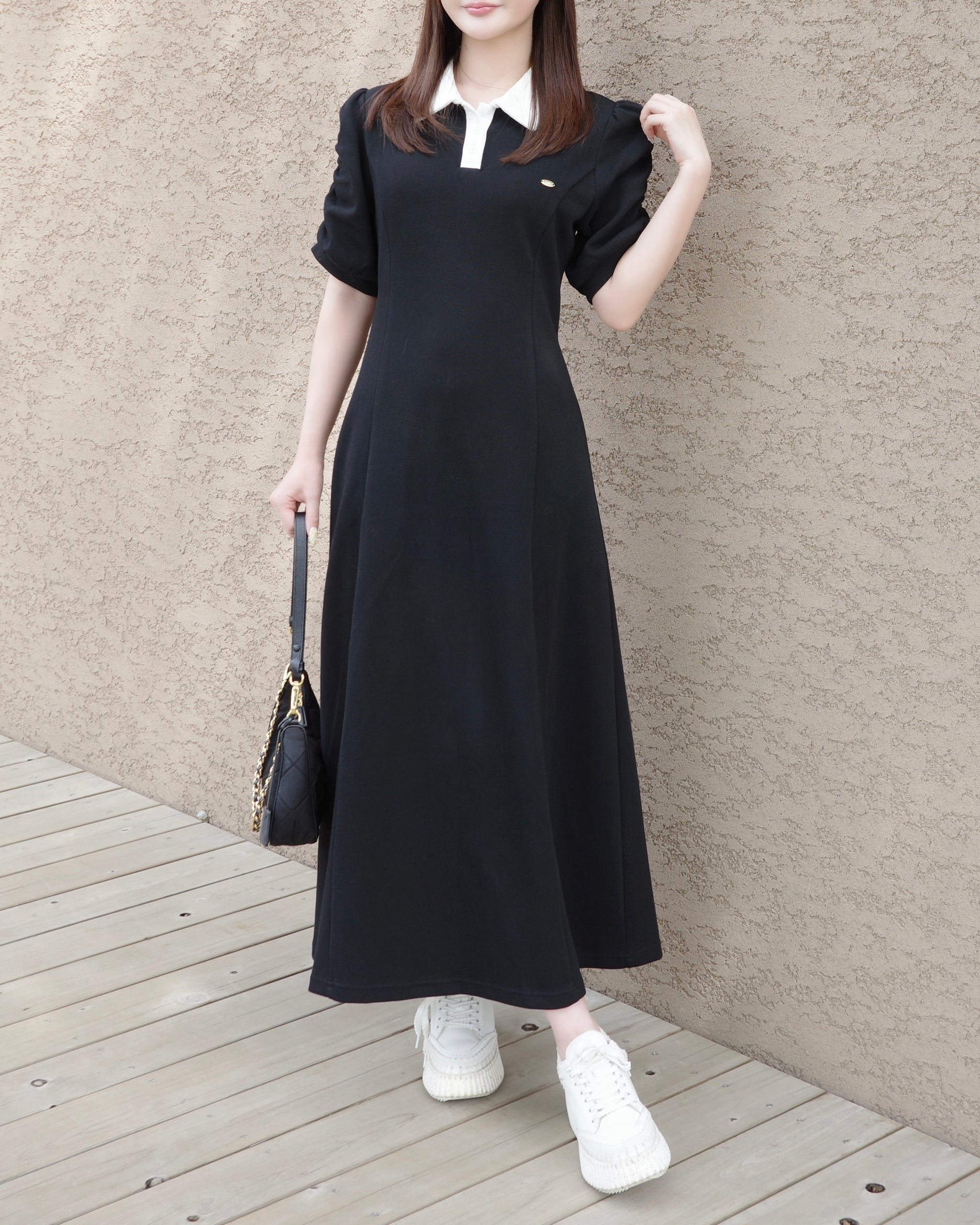 7.9(Thu.)21:00up date】バイカラーポロワンピース – Maison de Lyla