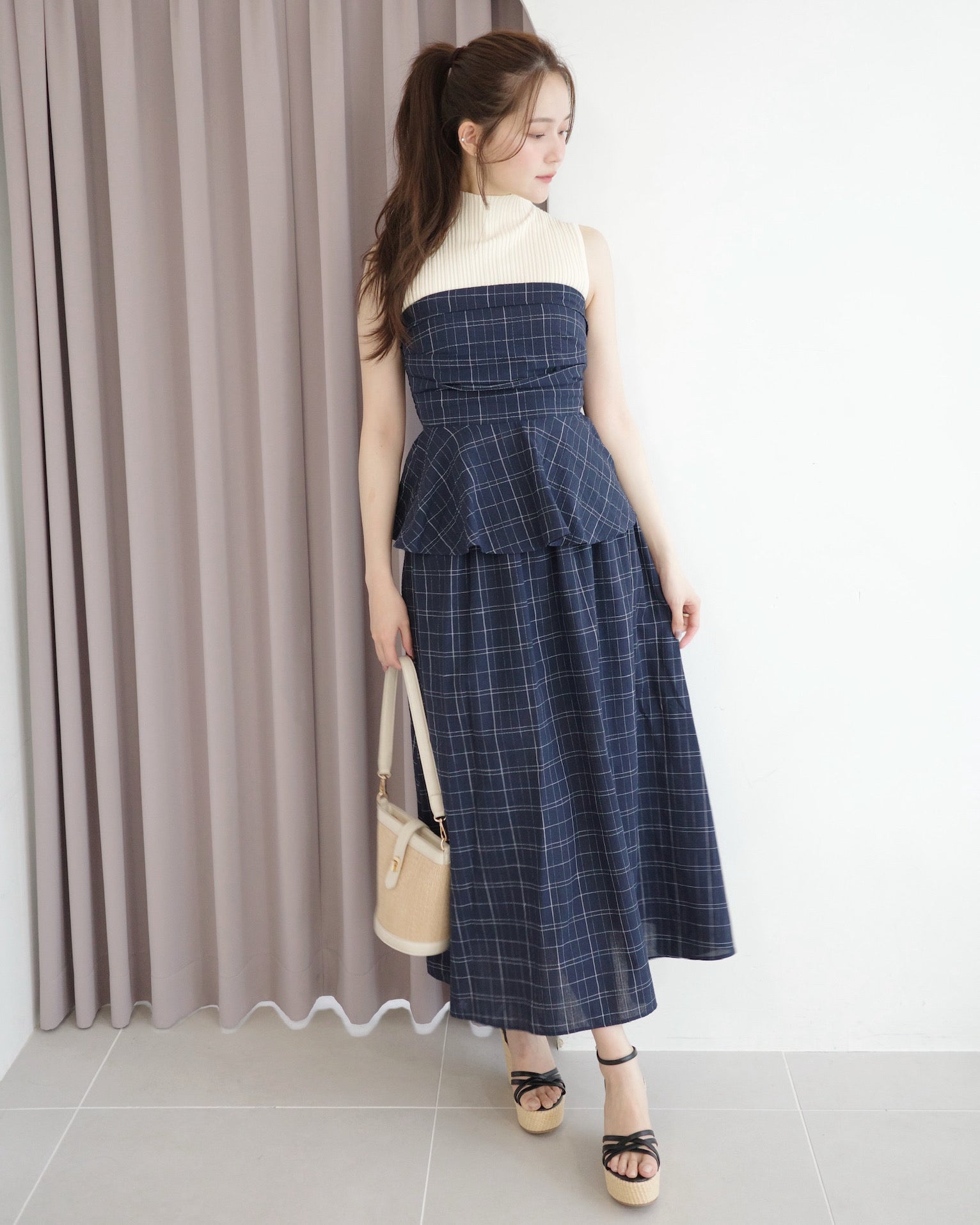 LEFLAH チェック セットアップ グレンチェックのセットアップ | Fancy ☆World