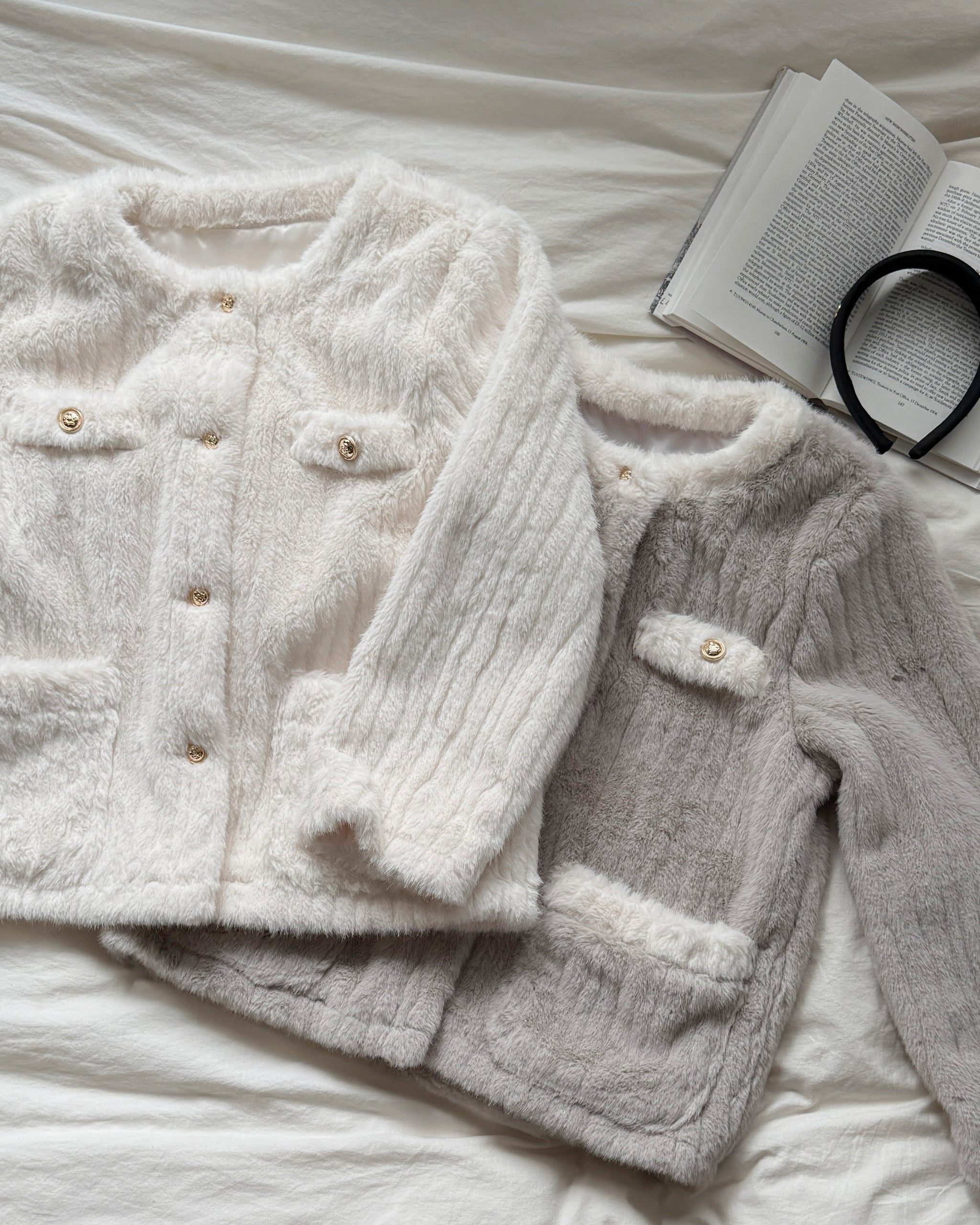 ノーカラーファーコート – Maison de Lyla