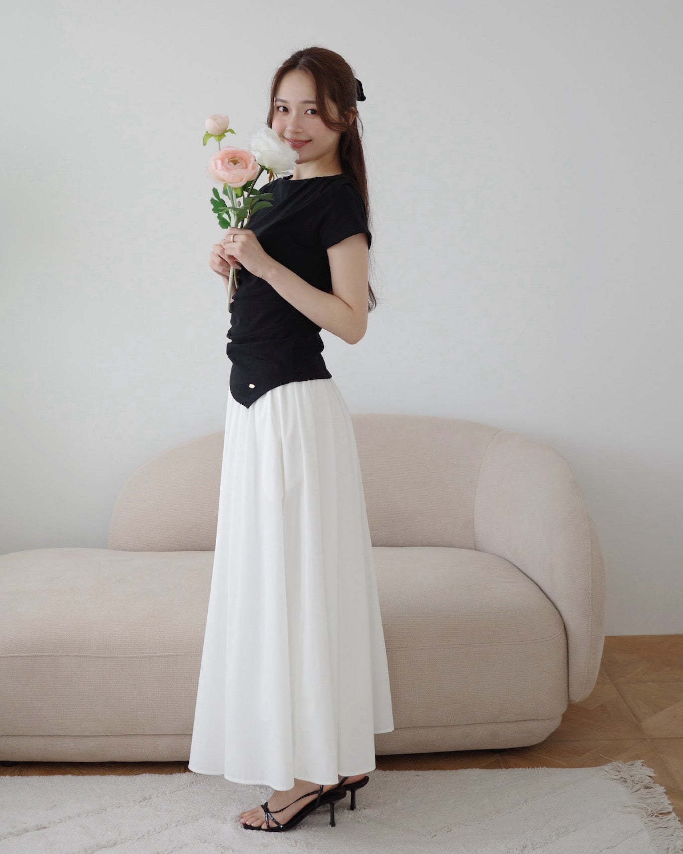 Maison de Lyla メゾンドライラ コンパクトドレープトップス IVR コンパクトドレープトップス – Maison de Lyla