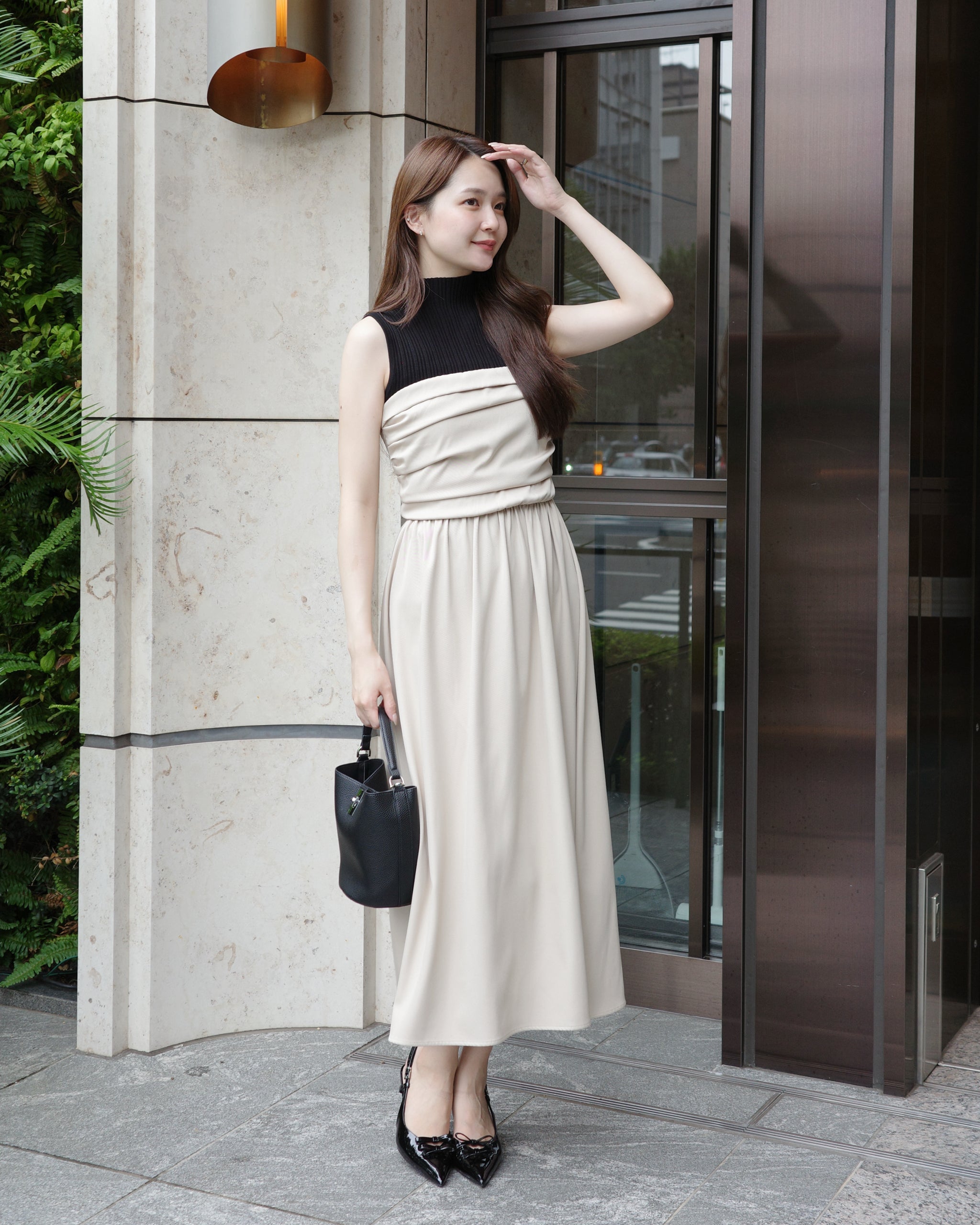 ワンピース Camellia Voile Belted Dress ワンピース herlipto Camellia Voile Belted Dress M 2025年最新