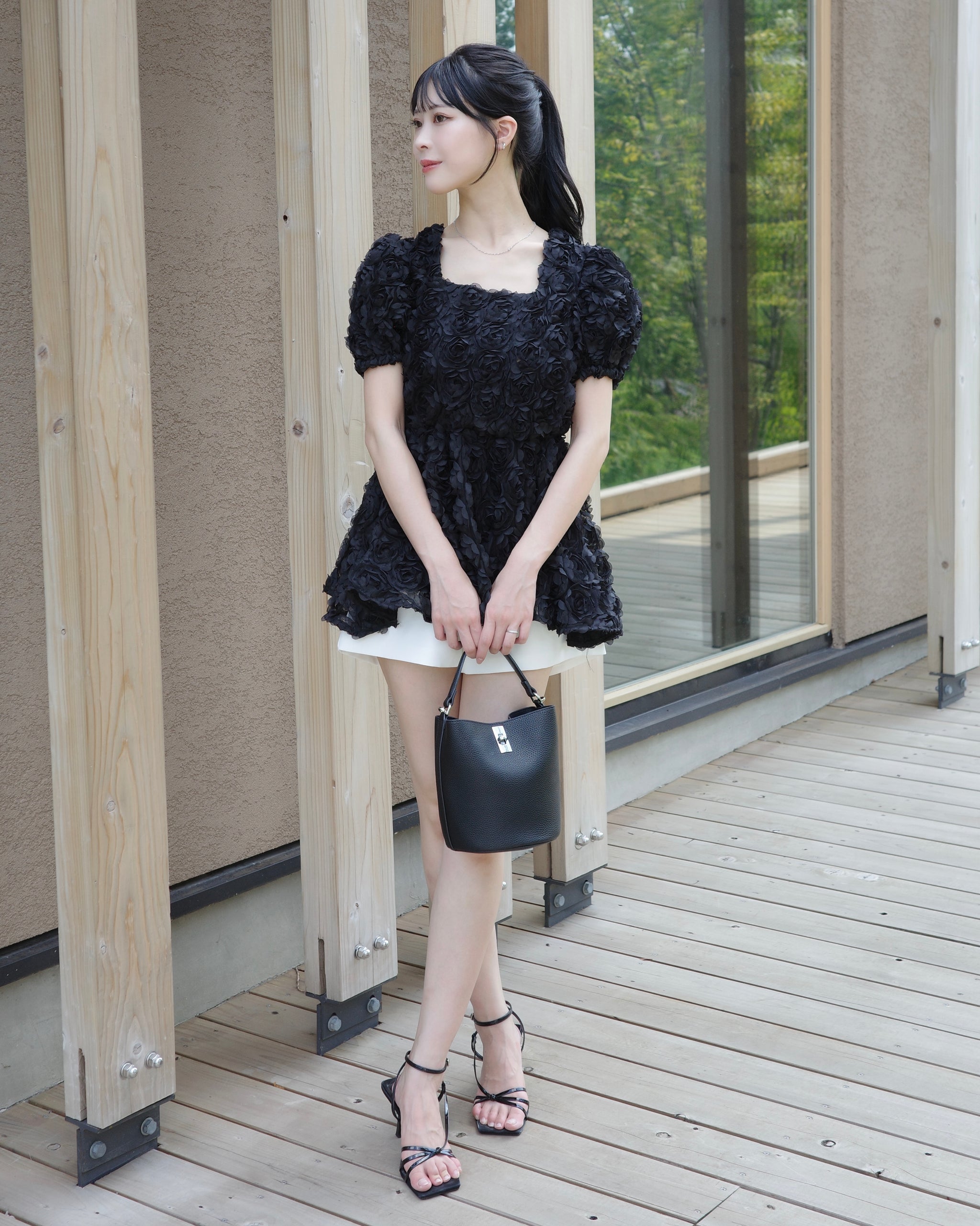 フラワーチュールペプラムトップス – Maison de Lyla