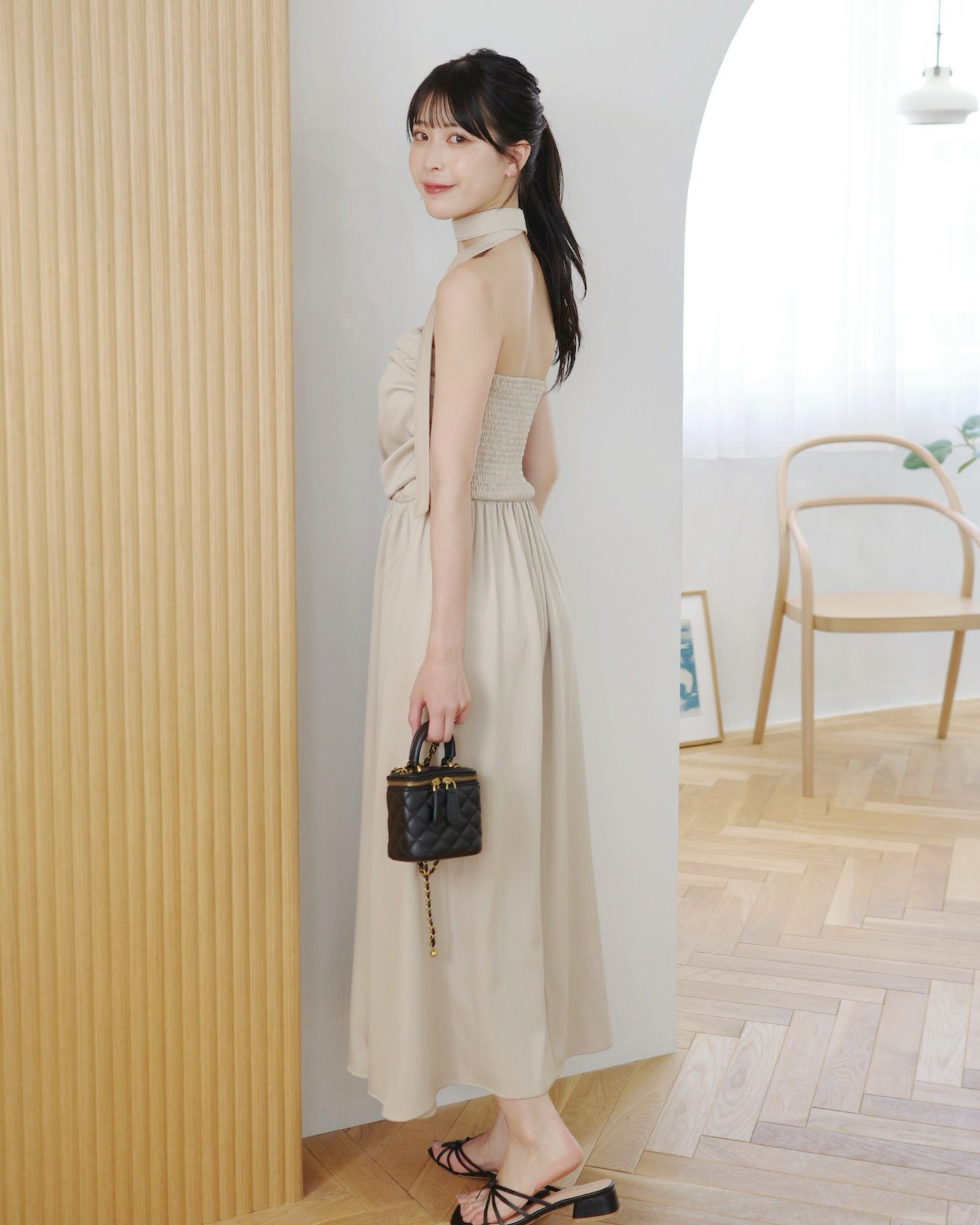 ベアトップフレアワンピース – Maison de Lyla