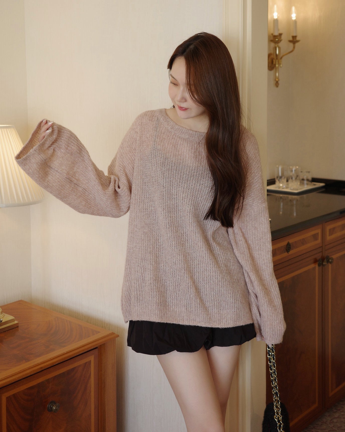 モヘアニットプルオーバー – Maison de Lyla