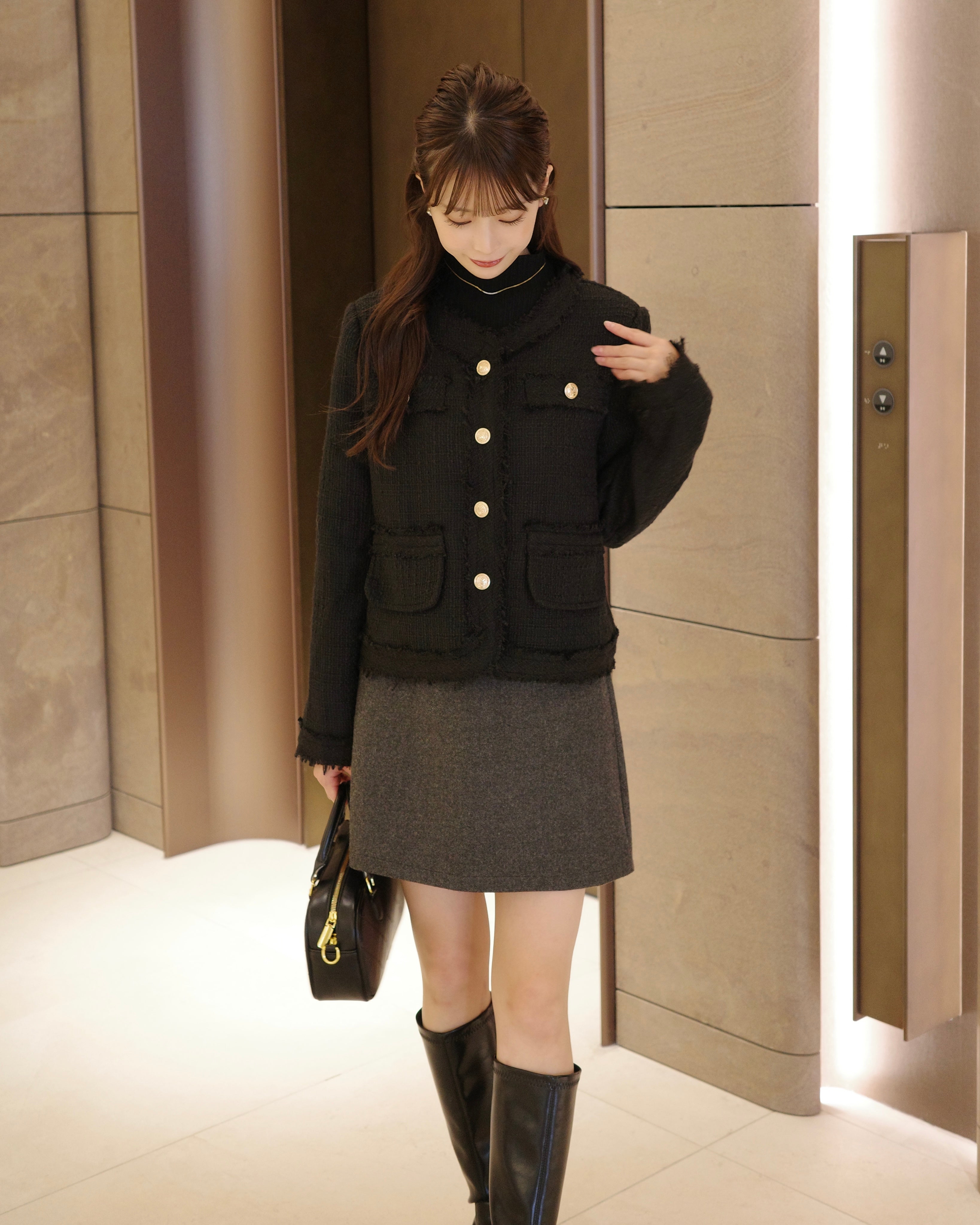 clear｜ニットプリーツミニスカート | Rakuten Fashion(楽天