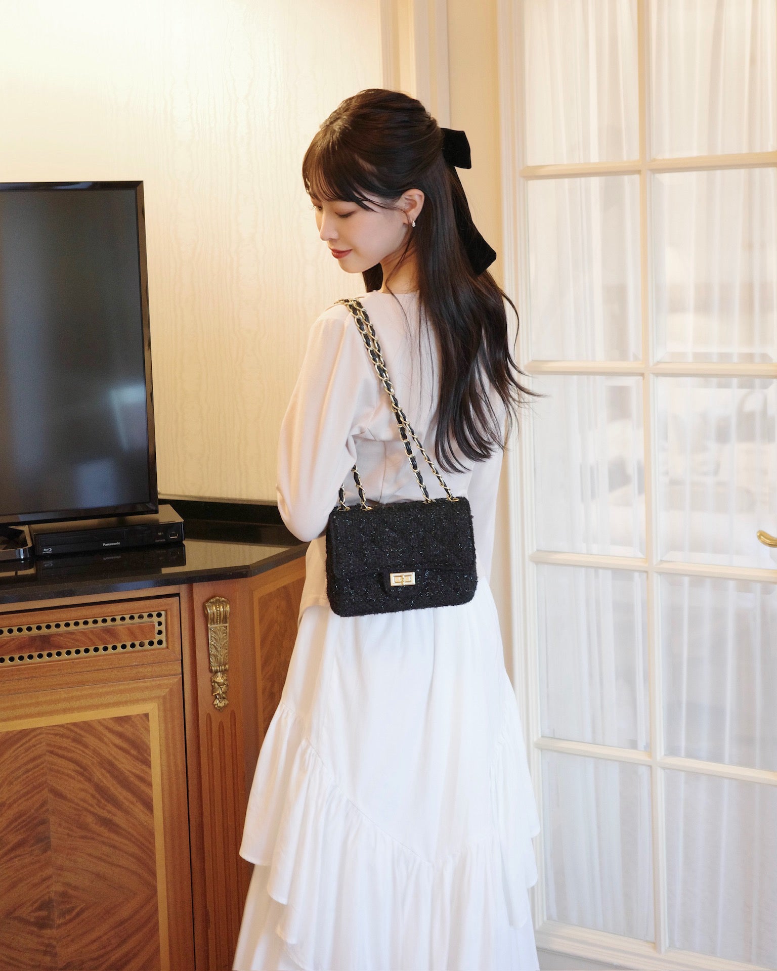Maison de Lyla メゾンドライラ コンパクトドレープトップス IVR コンパクトドレープトップス – Maison de Lyla