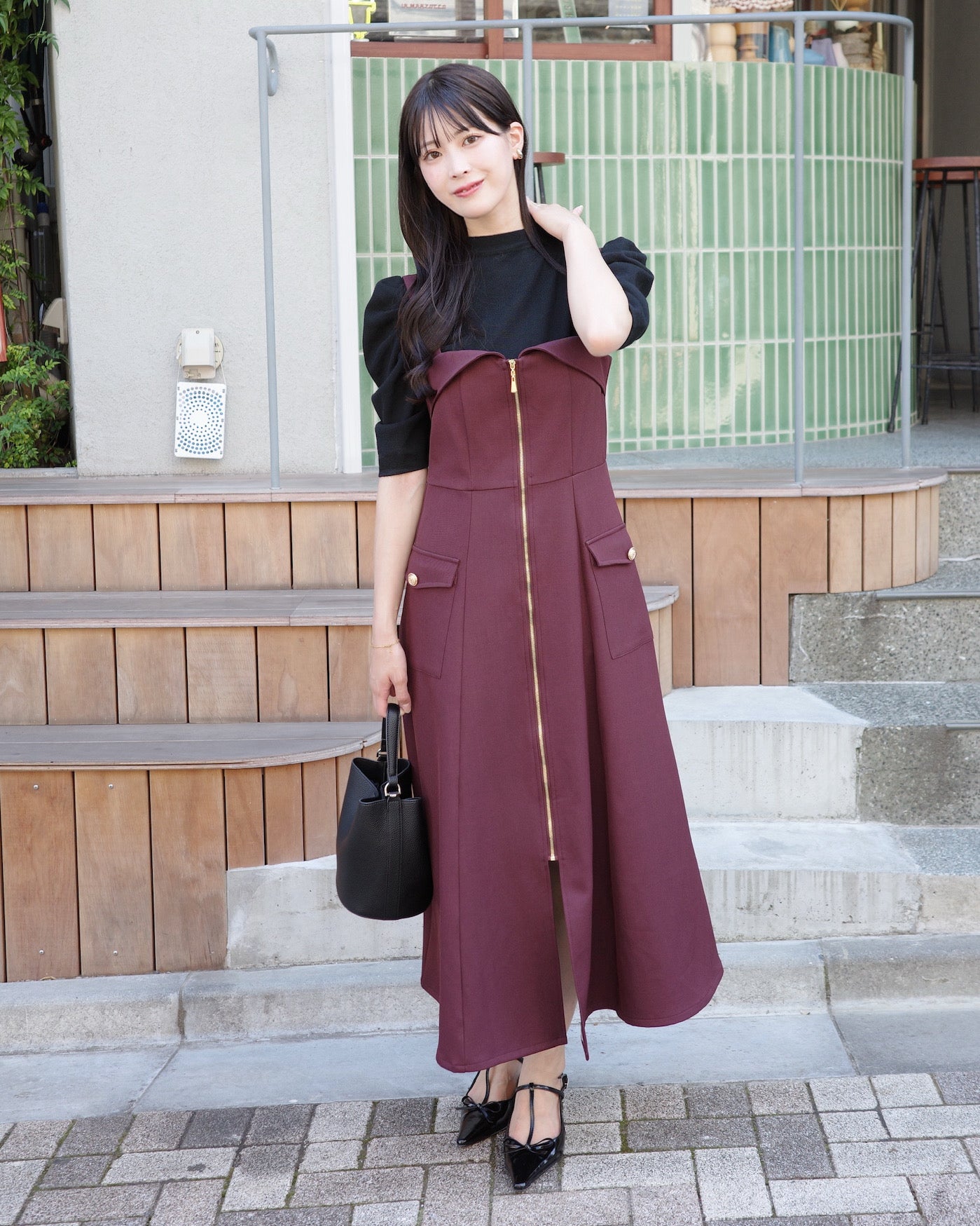 ショルダーギャザーニットトップス – Maison de Lyla