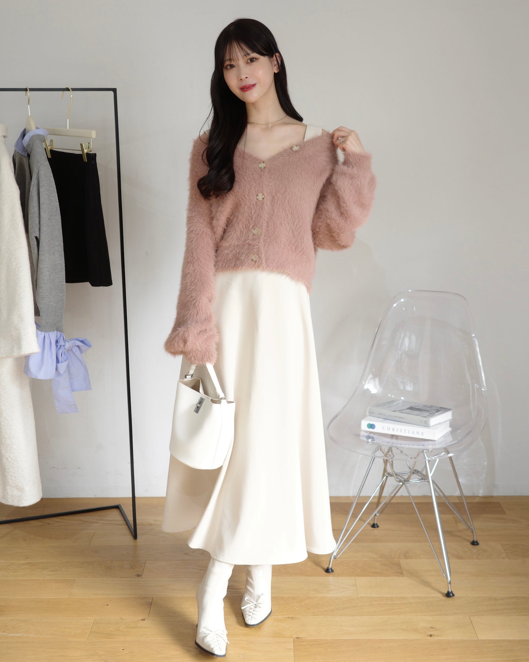ニットカーディガンセットワンピース – Maison de Lyla