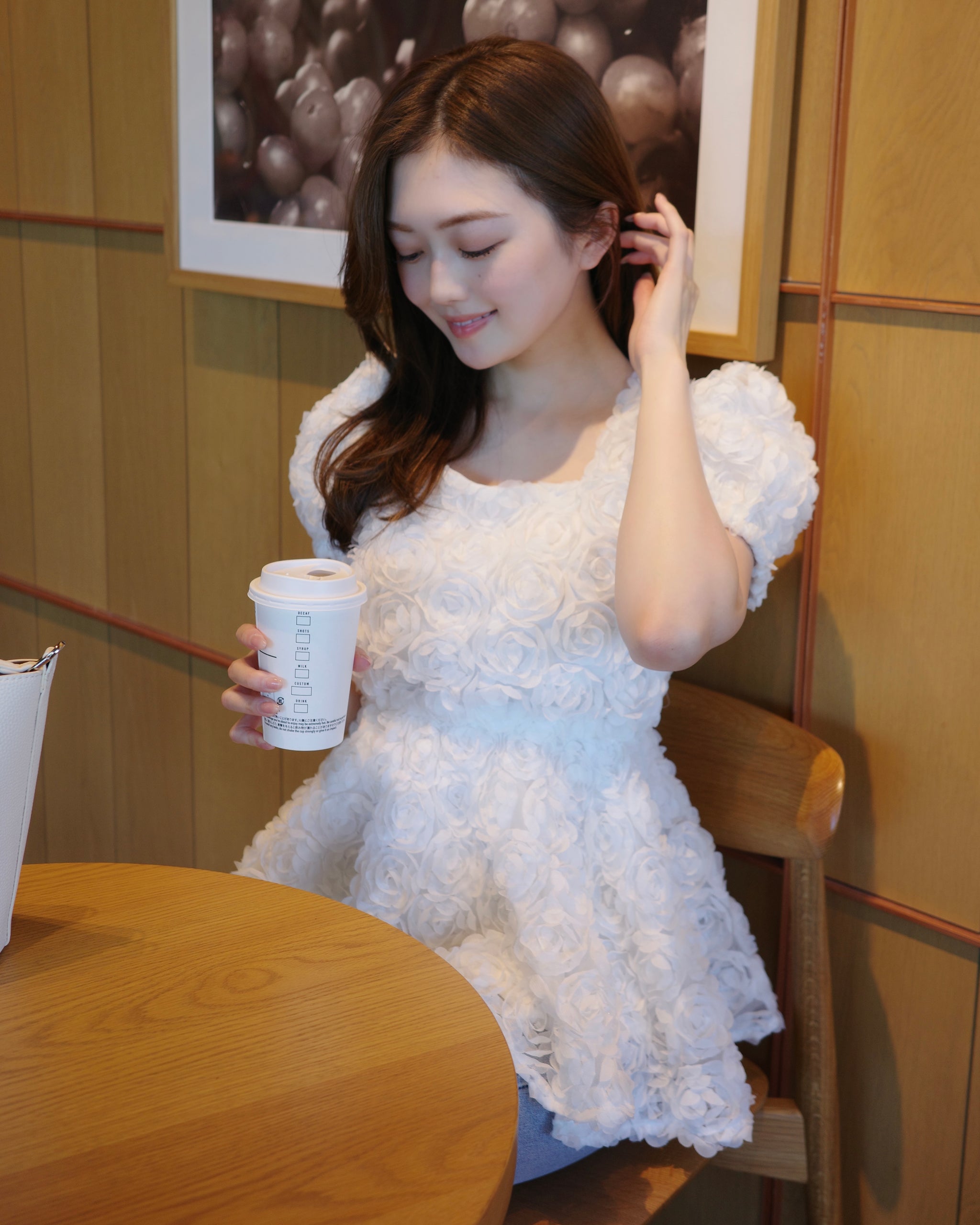 フラワーチュールペプラムトップス – Maison de Lyla