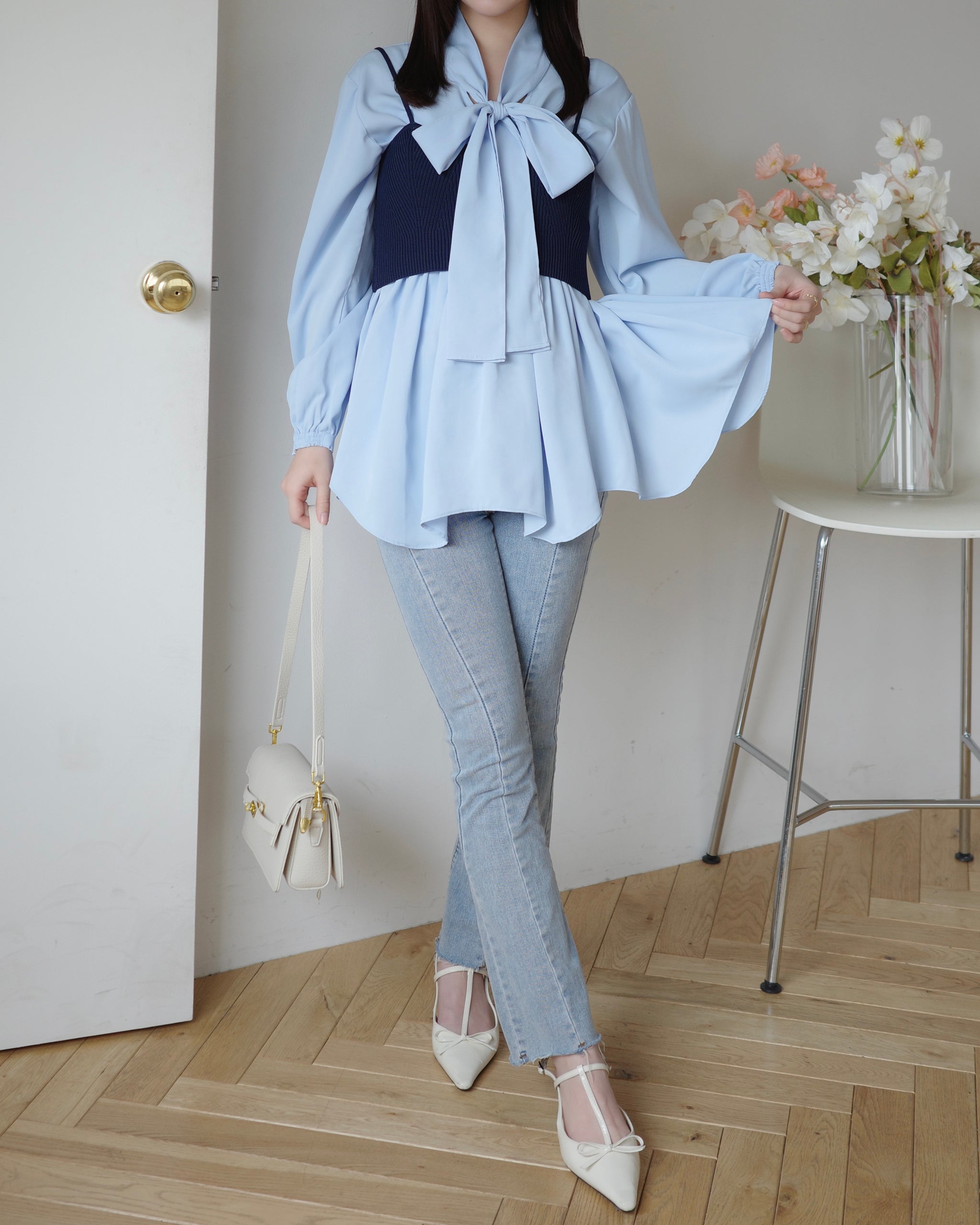最後の再入荷！】ニットビスチェセットブラウス – Maison de Lyla