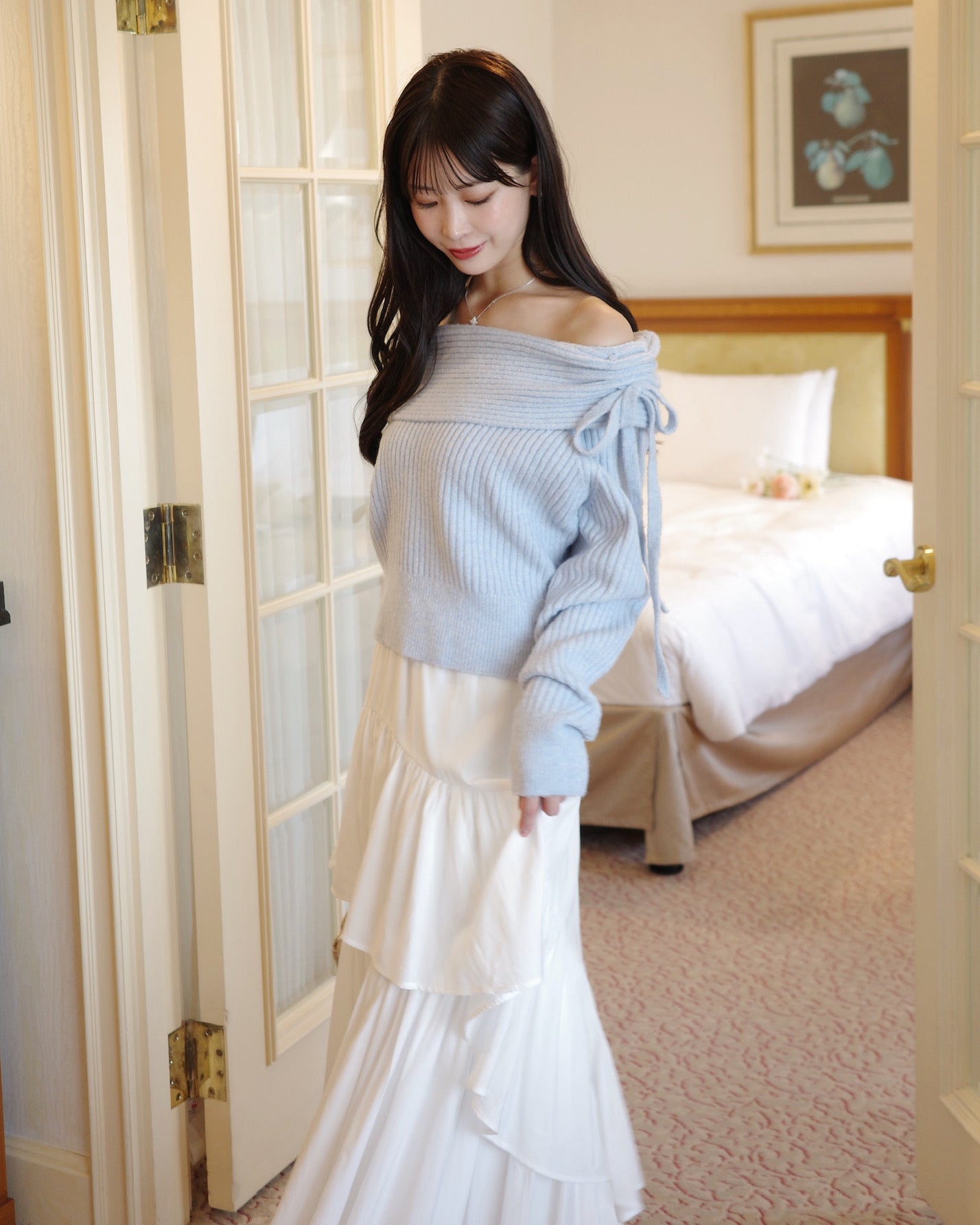 オフショルニットセットアップ – Maison de Lyla