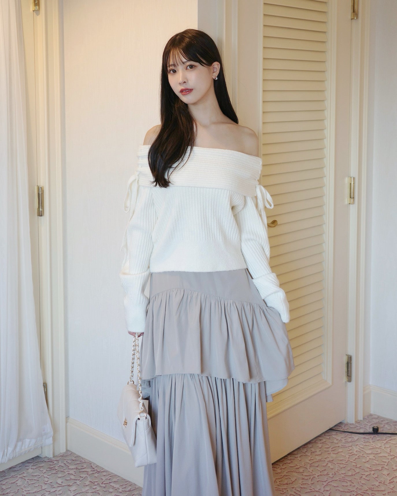 オフショルニットセットアップ – Maison de Lyla