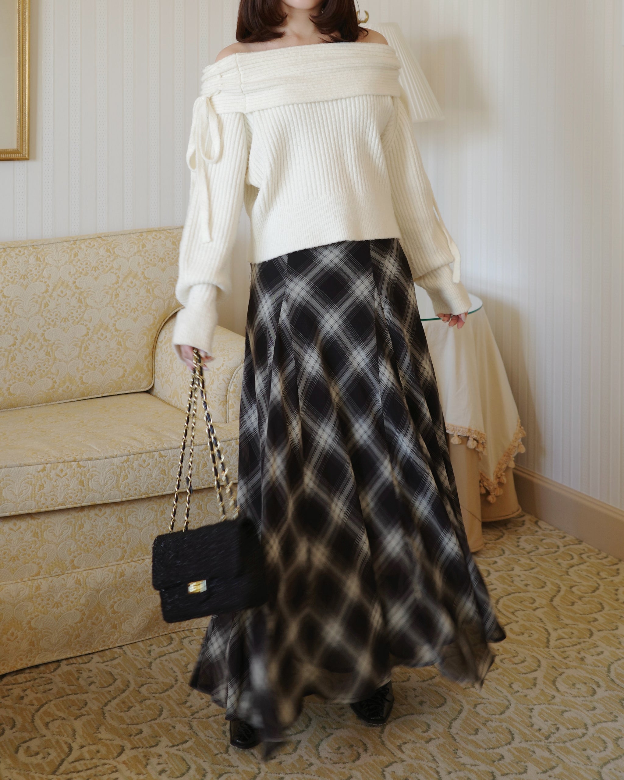 オフショルニットセットアップ – Maison de Lyla