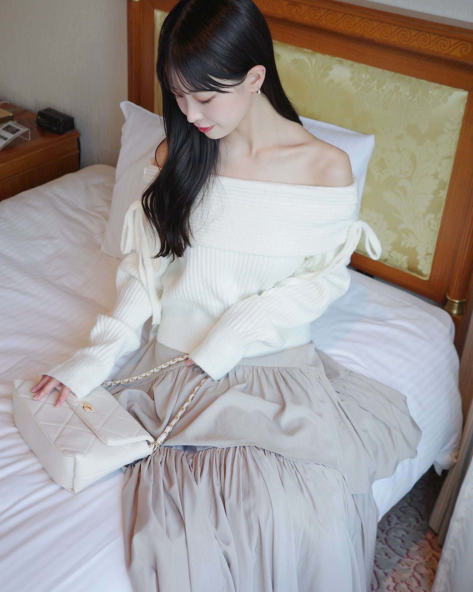 オフショルニットセットアップ – Maison de Lyla