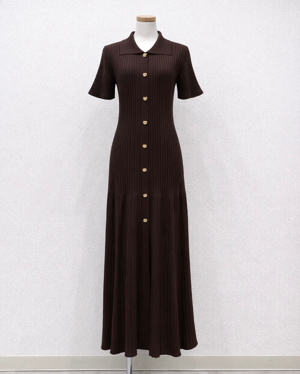 ポローラ　ワンピース クラシカルポロニットワンピース – Maison de Lyla