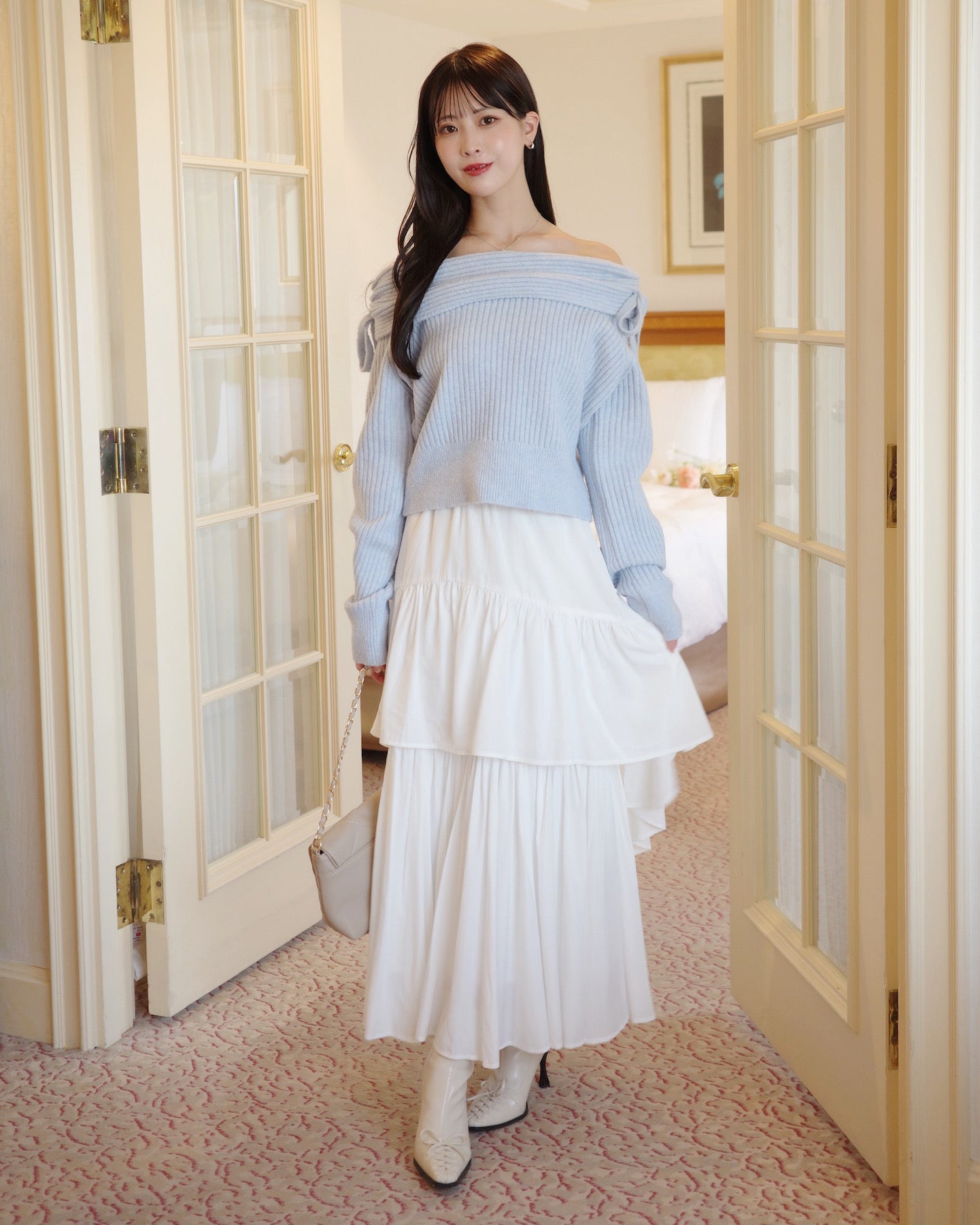 rico_mama様 スカートのセットアップ オフショルニットセットアップ – Maison de Lyla