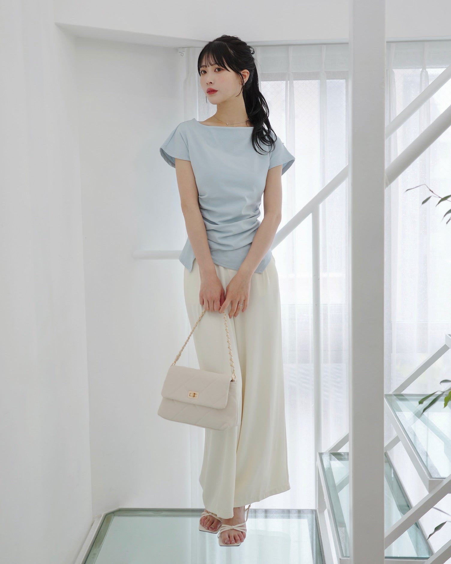 aimeine ドレープコンパクトTシャツ ドレープコンパクトTシャツ｜PETAL ONLINE（ペタルオンライン）