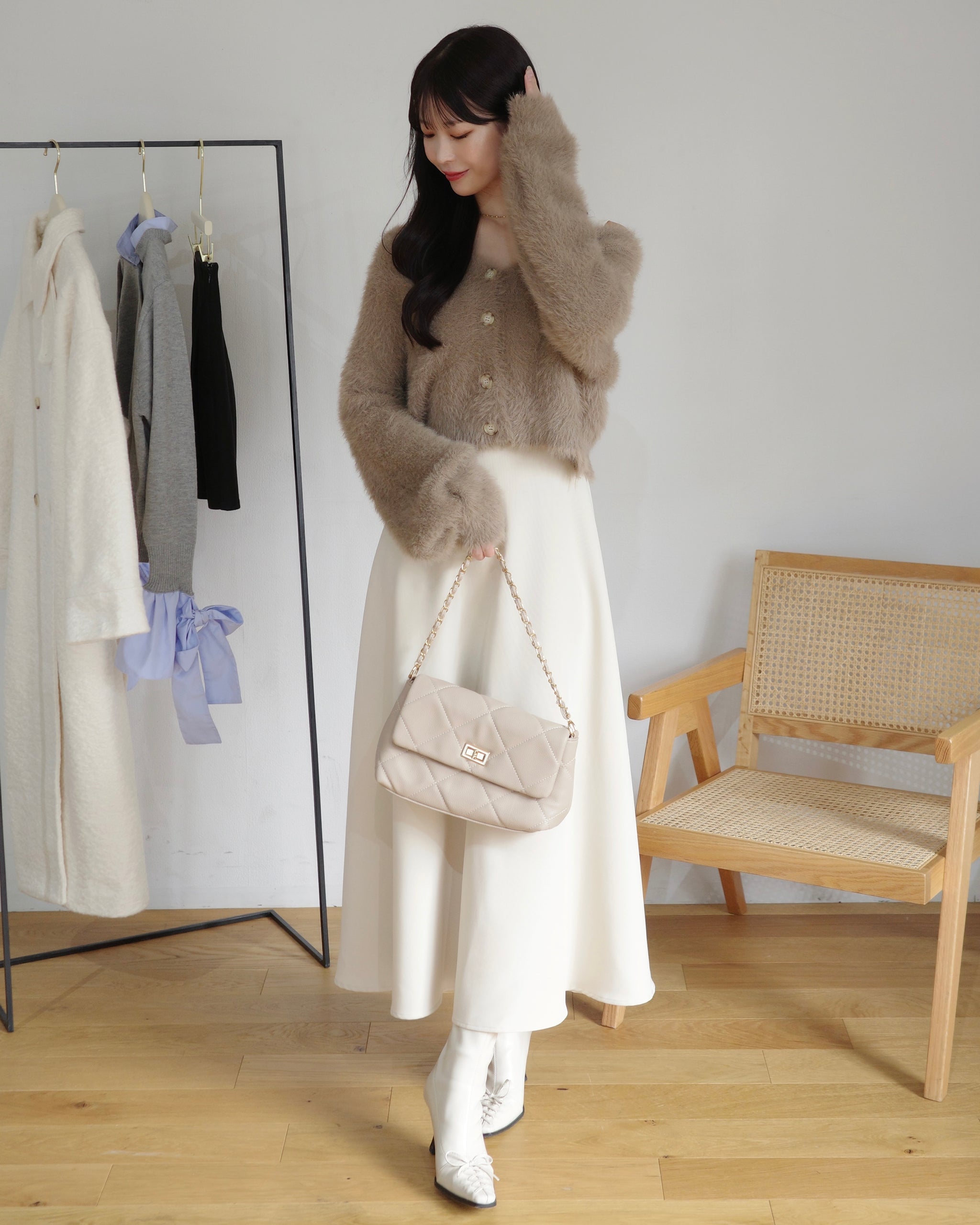 ニットカーディガンセットワンピース – Maison de Lyla