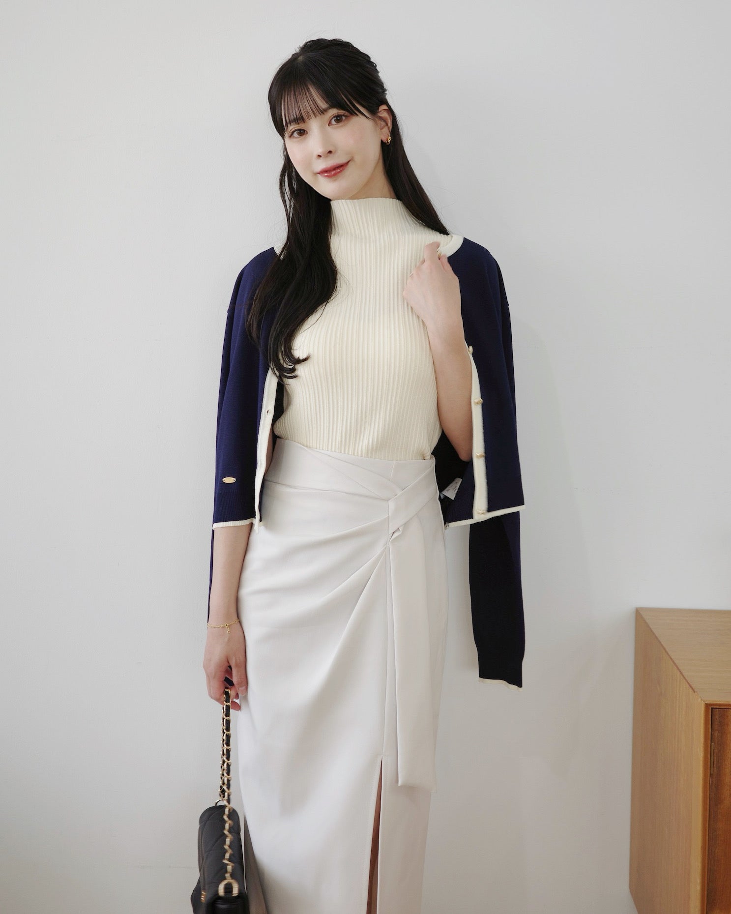 バイカラーカーディガン – Maison de Lyla