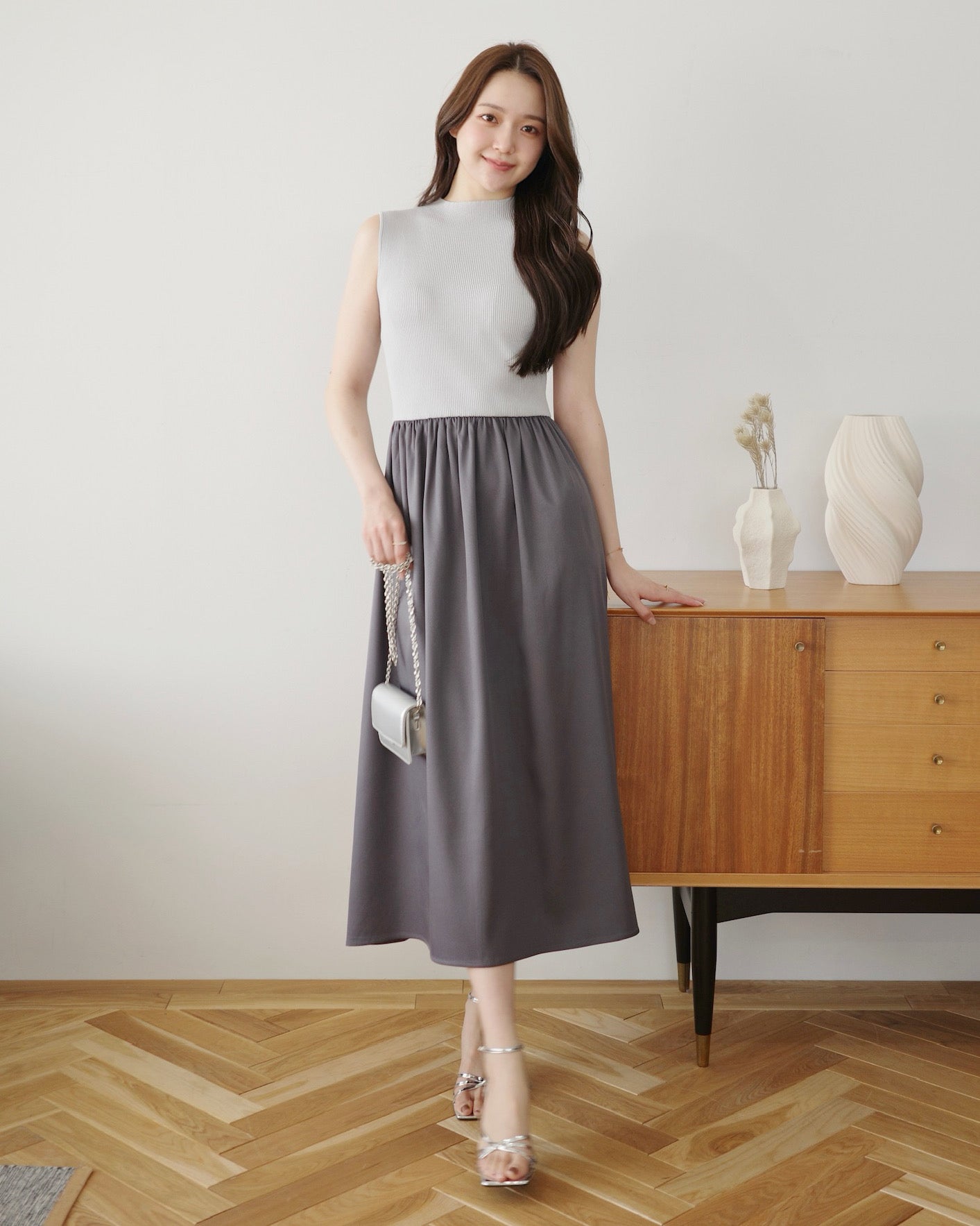 リブニットコンビワンピース – Maison de Lyla