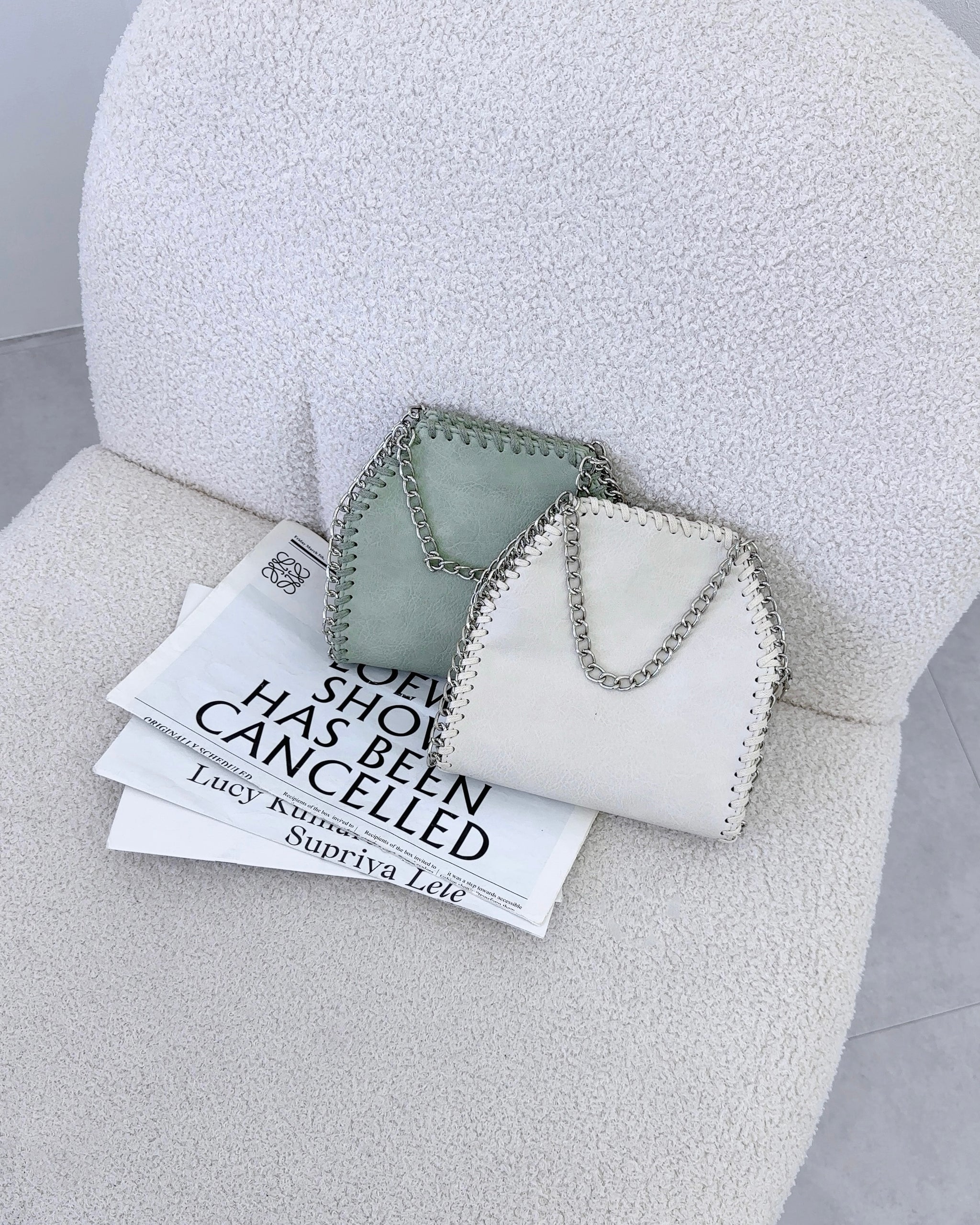 matinkim ミニウォレット ショルダーバッグ チェーン シルバー matinkim ミニウォレット ショルダーバッグ チェーン シルバー