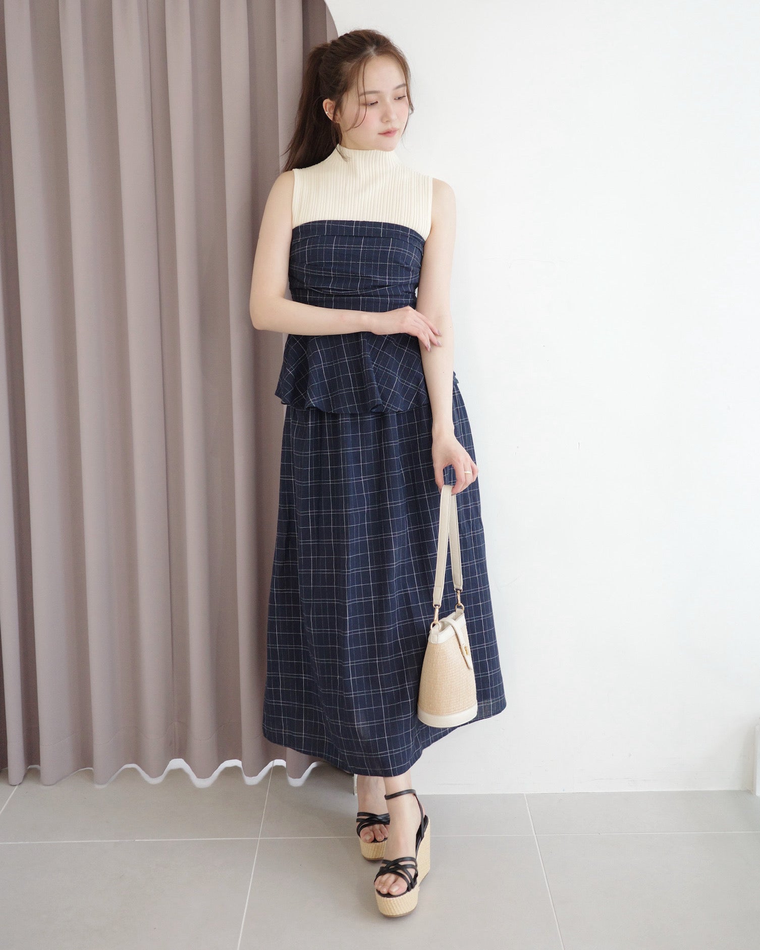 チェックベアセットアップ – Maison de Lyla