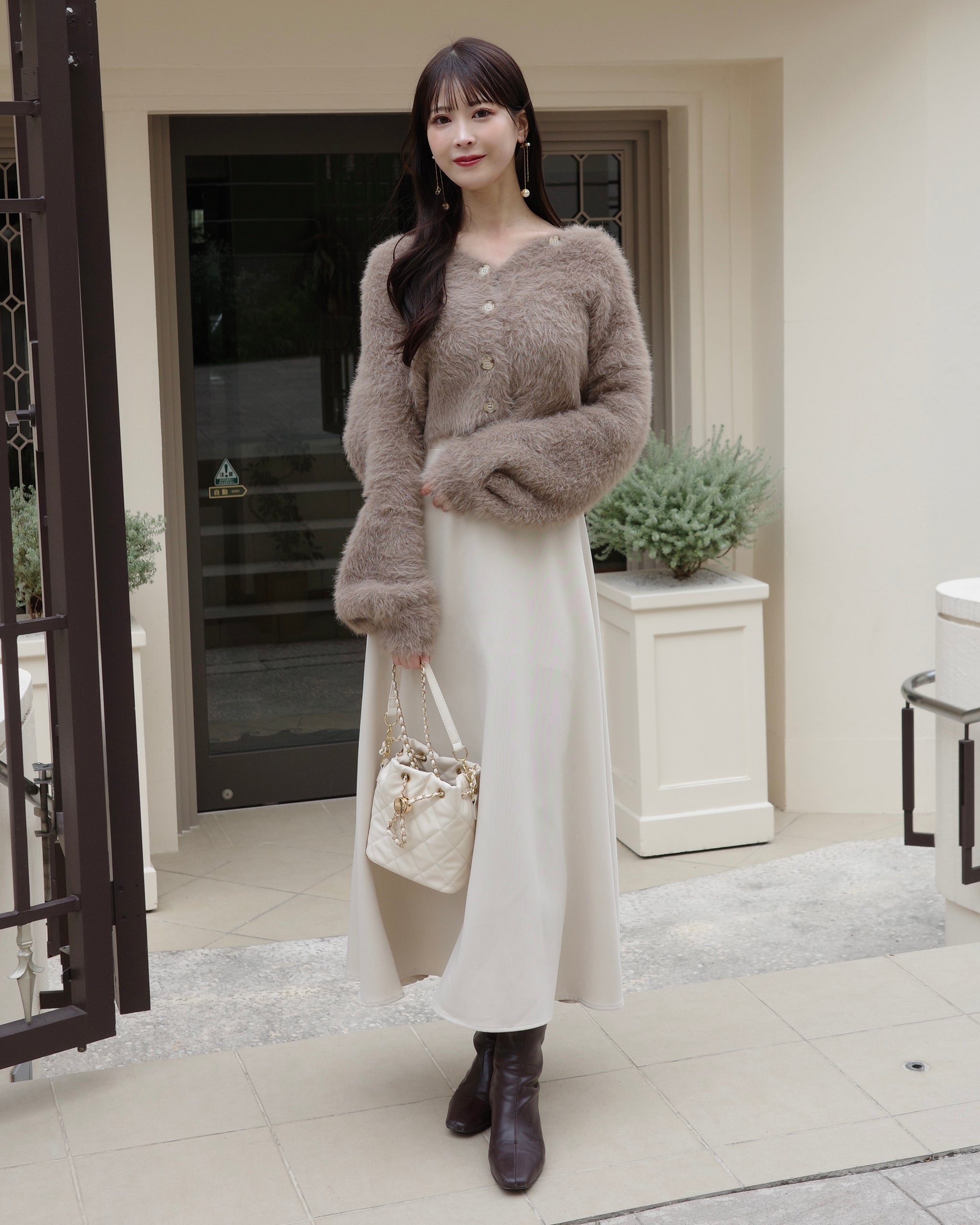 ニットカーディガンセットワンピース – Maison de Lyla