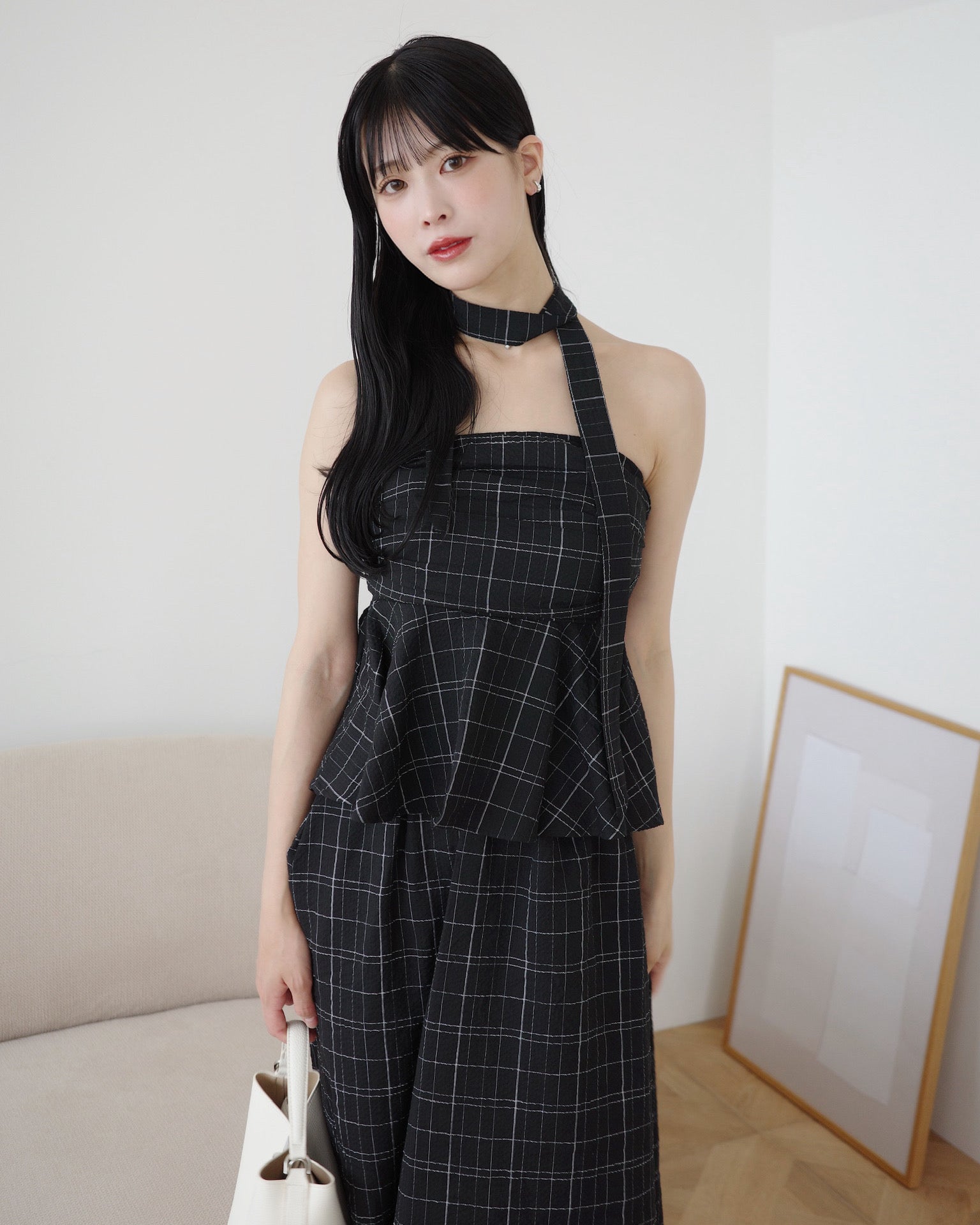 チェックベアセットアップ – Maison de Lyla