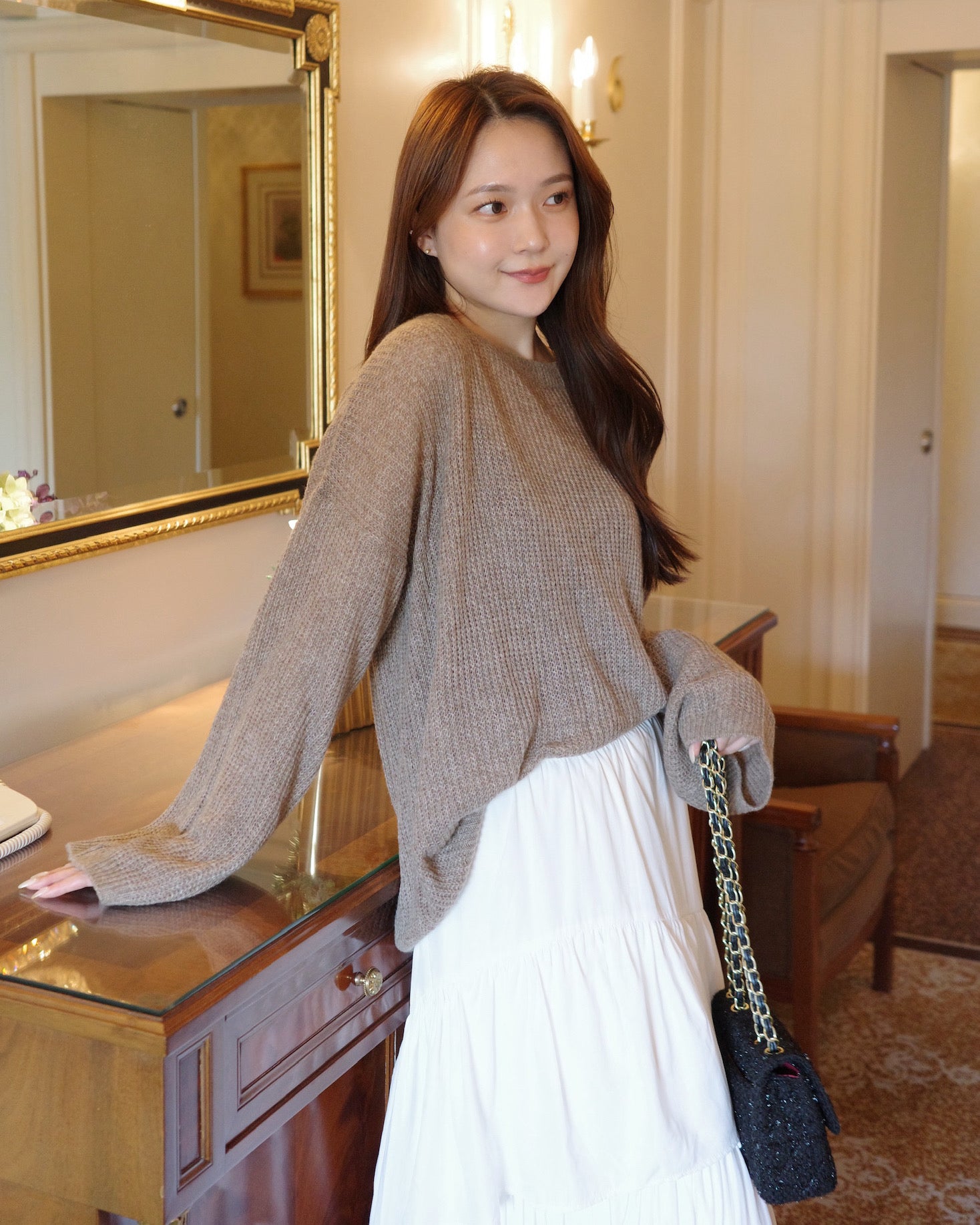 モヘアニットプルオーバー – Maison de Lyla