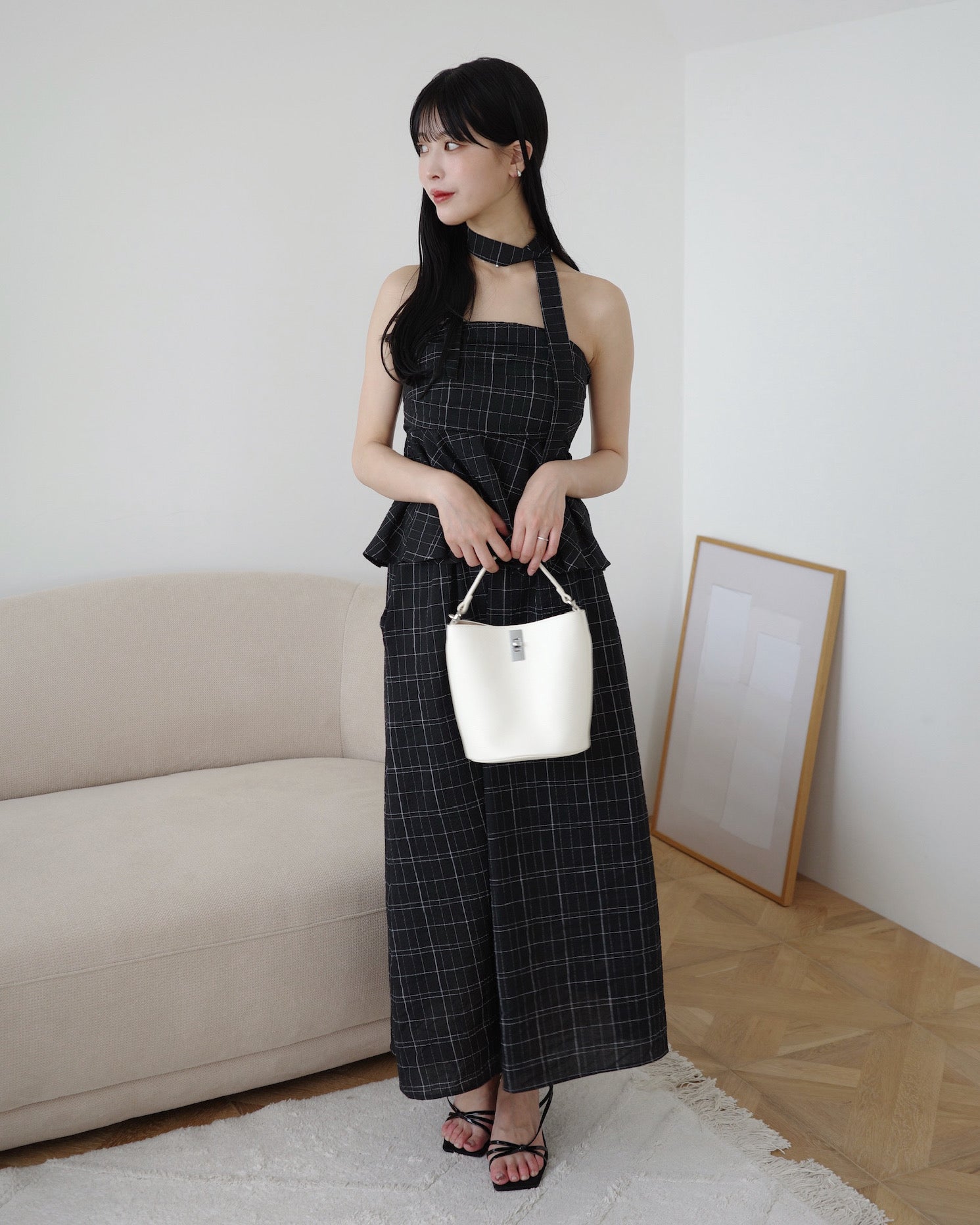 チェックベアセットアップ – Maison de Lyla