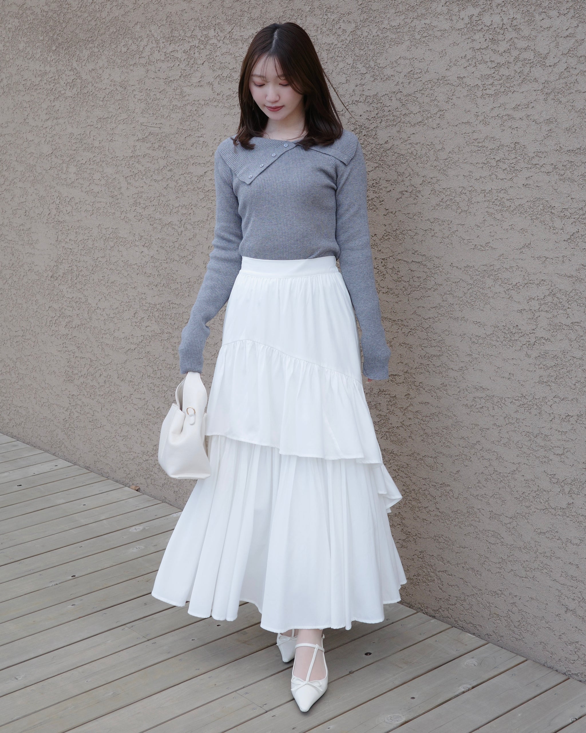 ティアードロングスカート – Maison de Lyla