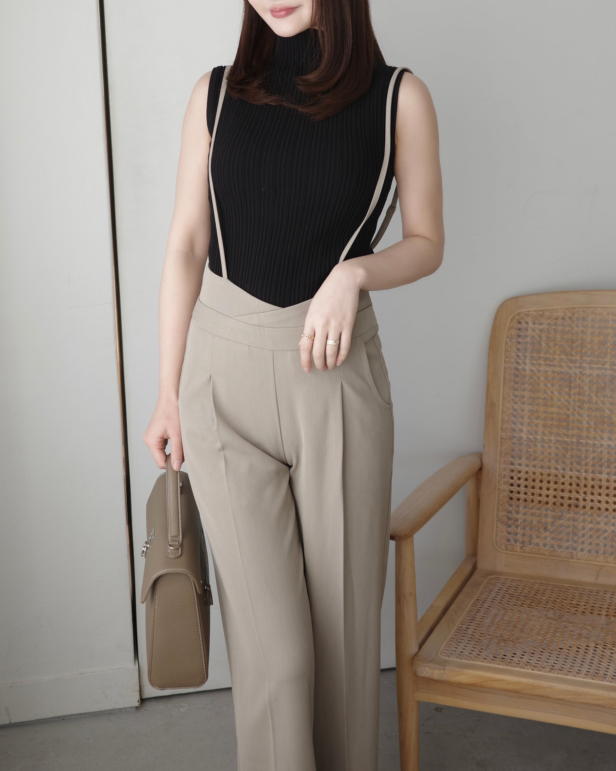maison de R リブニットトップス ノースリーブリブニットトップス – Maison de Lyla
