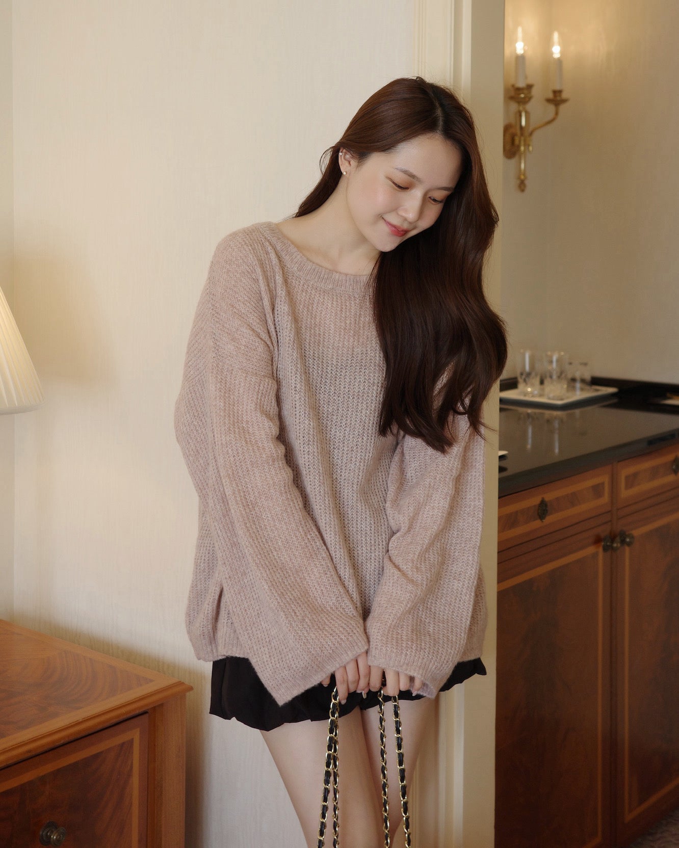 モヘアニットプルオーバー – Maison de Lyla