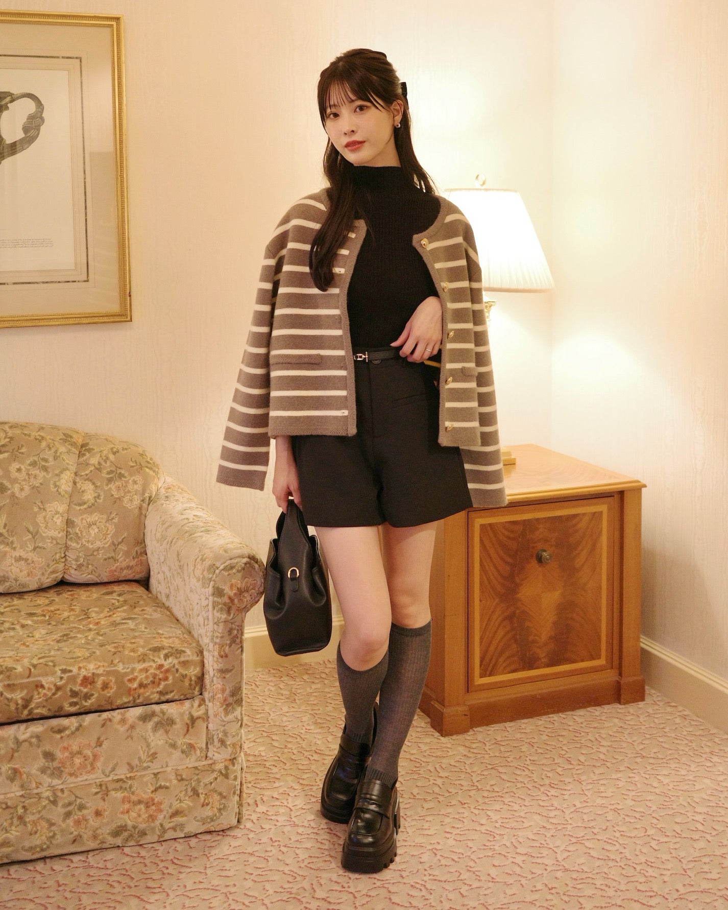 ボーダーニットカーディガン – Maison de Lyla