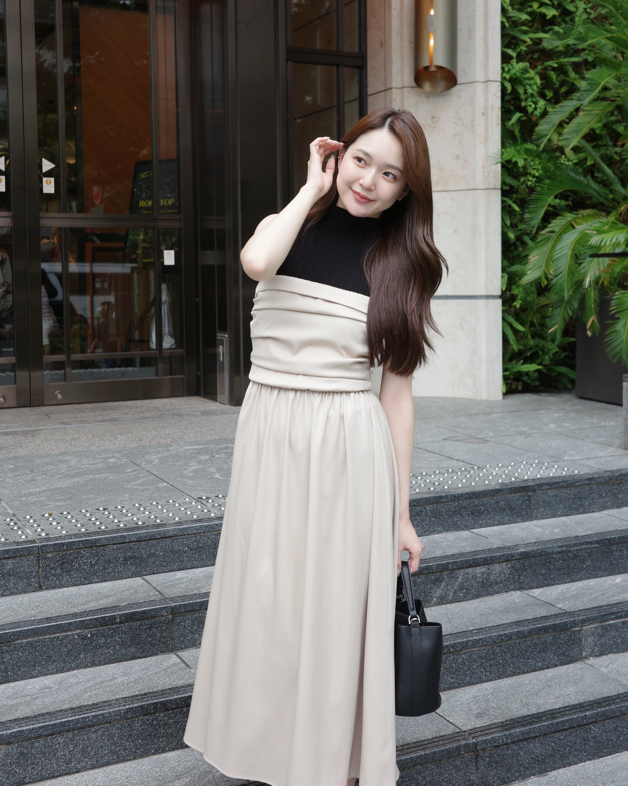 ベアトップフレアワンピース – Maison de Lyla