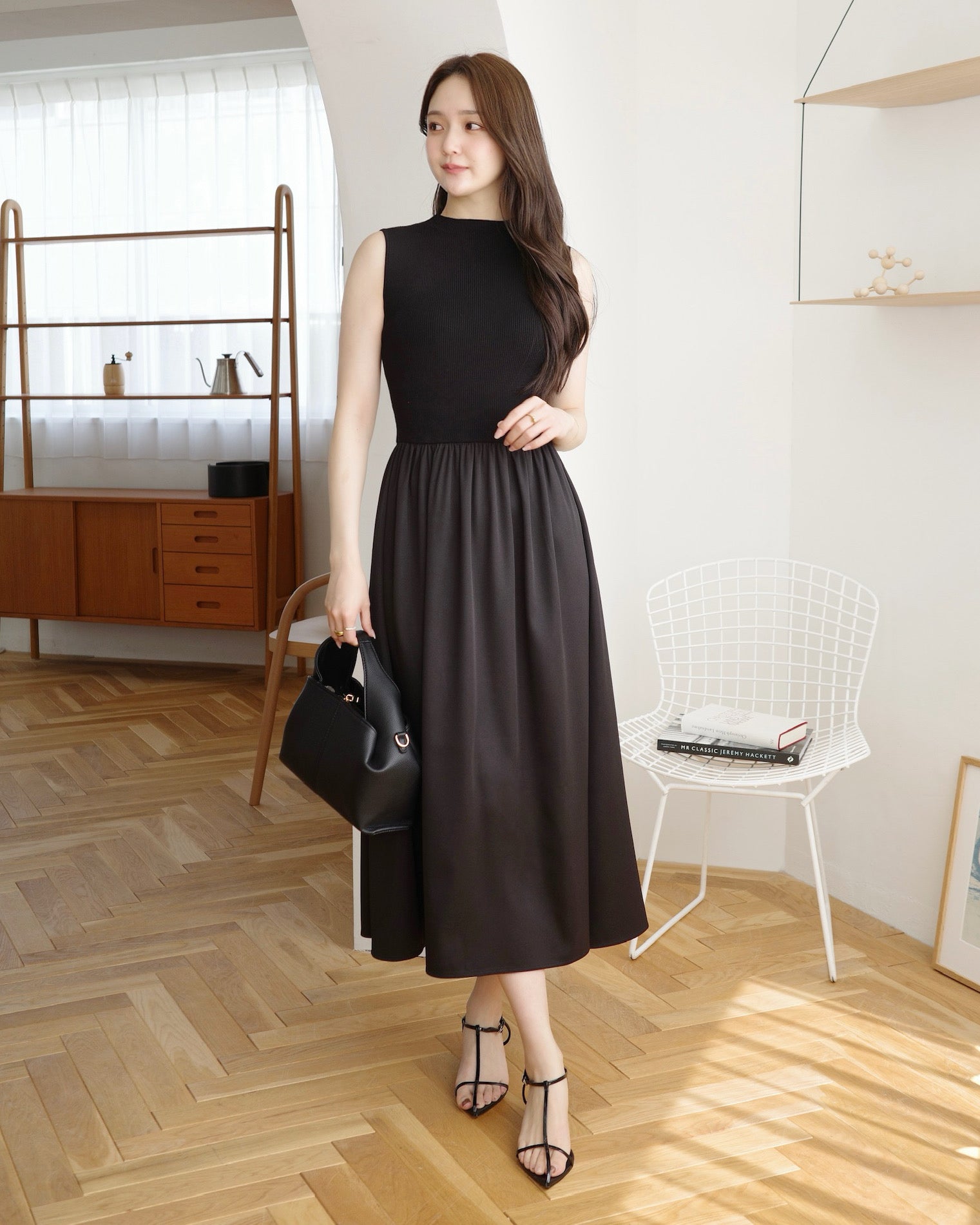 ★Karen Millen リブニットペンシル 上質ワンピ 9号即発★ ☆Karen Millen リブニットペンシル 上質ワンピ 9号即発
