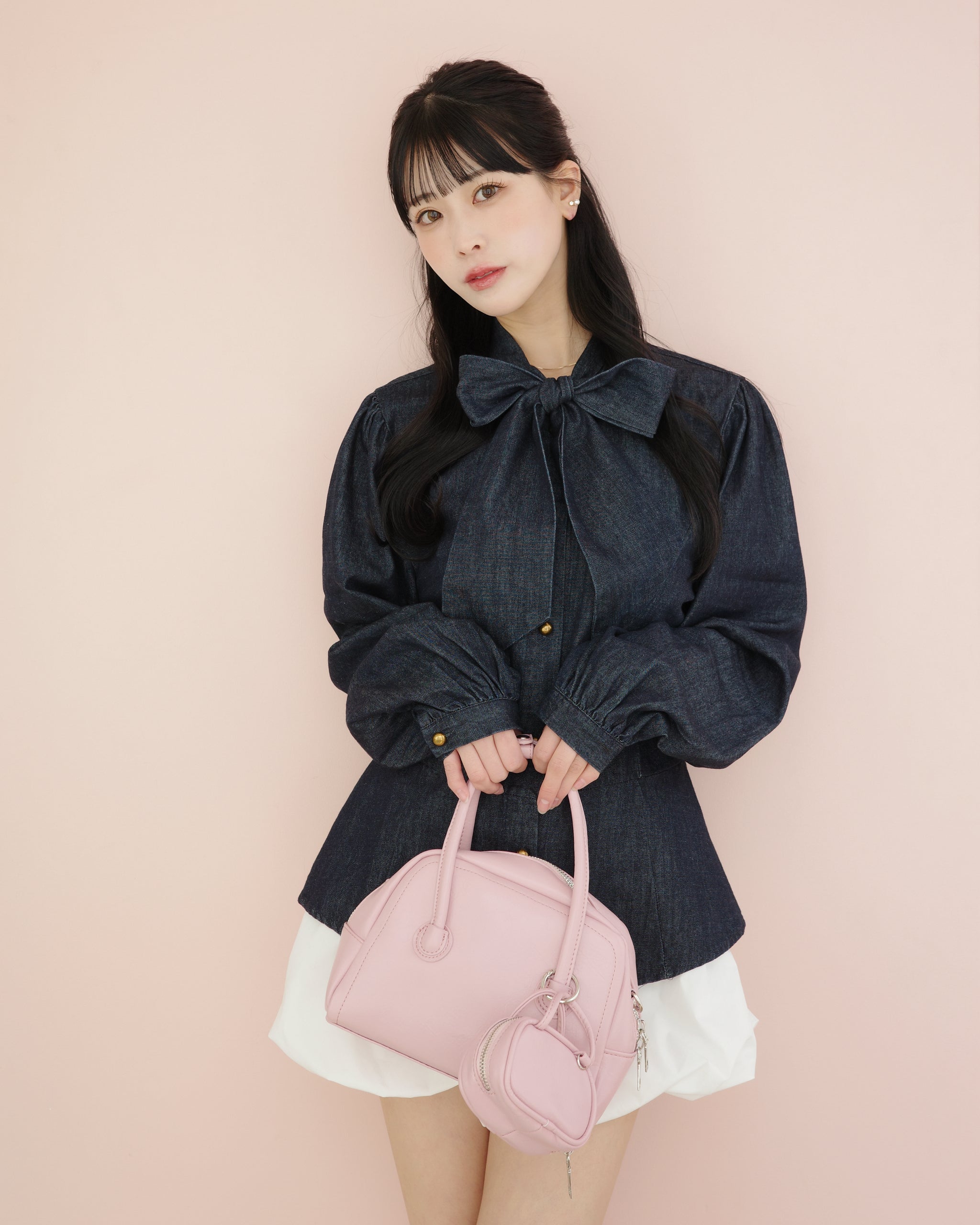 リボンディティールブラウス リボンデザインブラウス(ブラウス・シャツ)｜TOPS（トップス