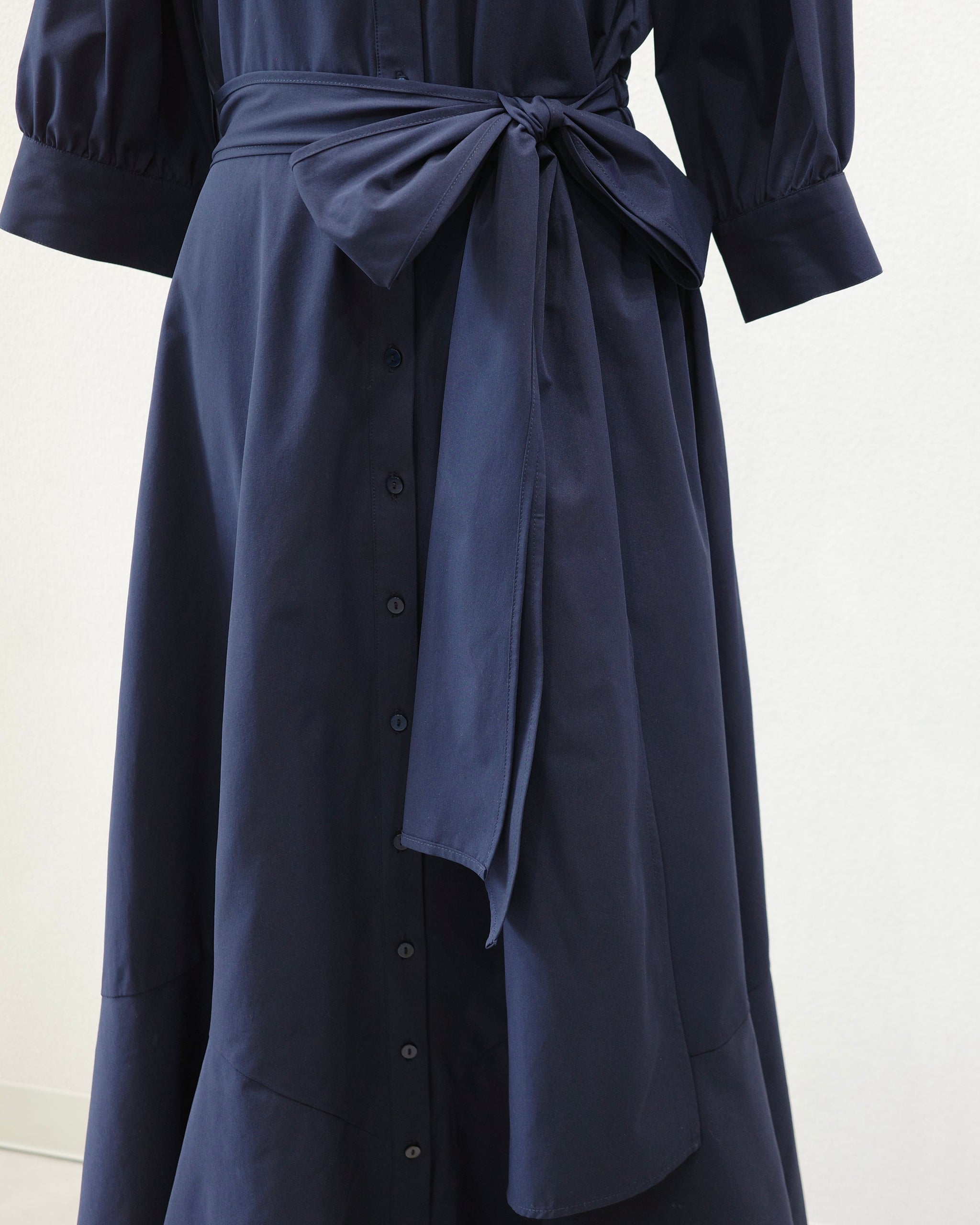 フリルリボンシャツワンピース – Maison de Lyla